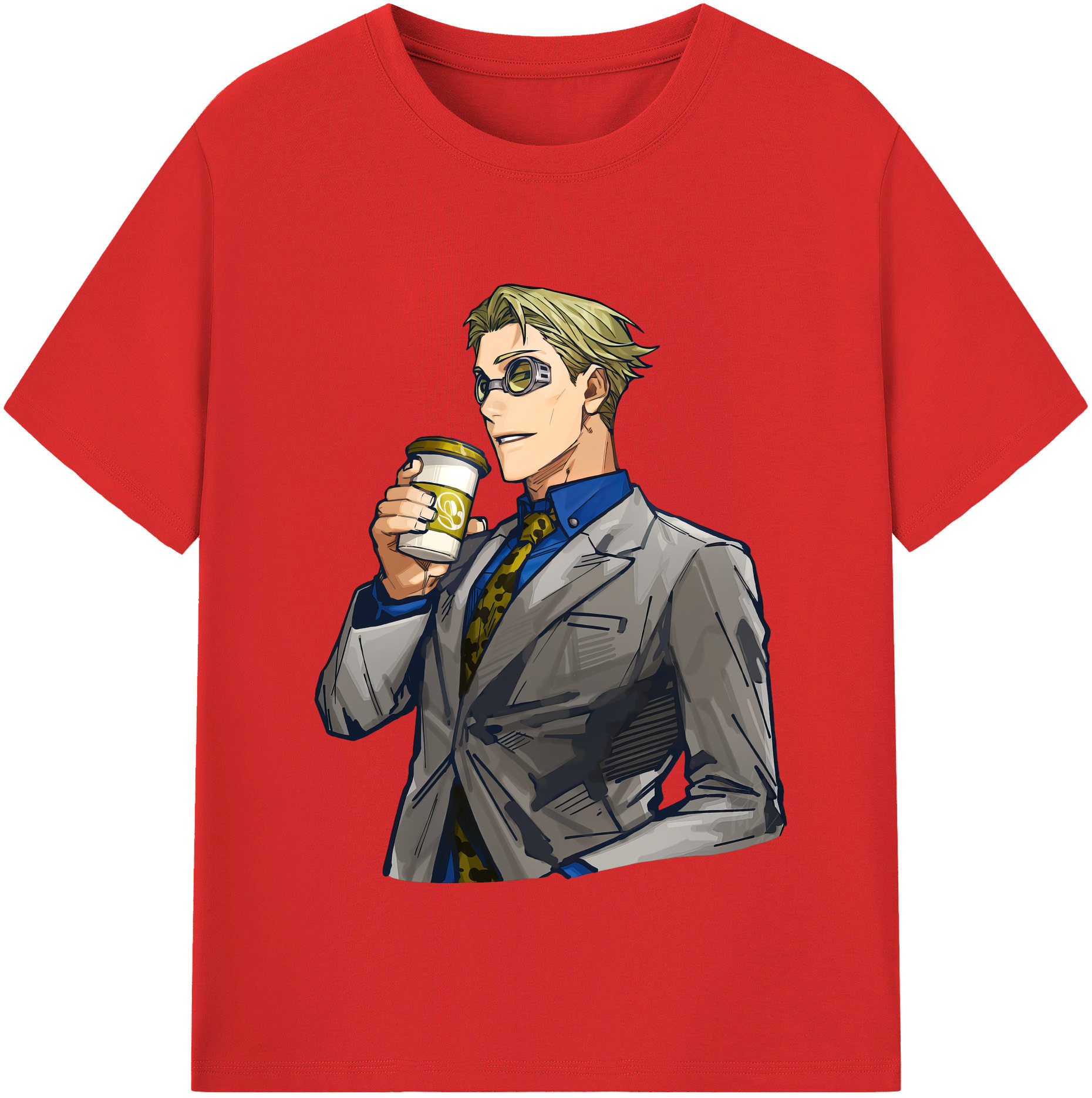 （画像用） 呪術廻戦 Jujutsu Kaisen 綿100％半袖Tシャツ（フロントプリント）