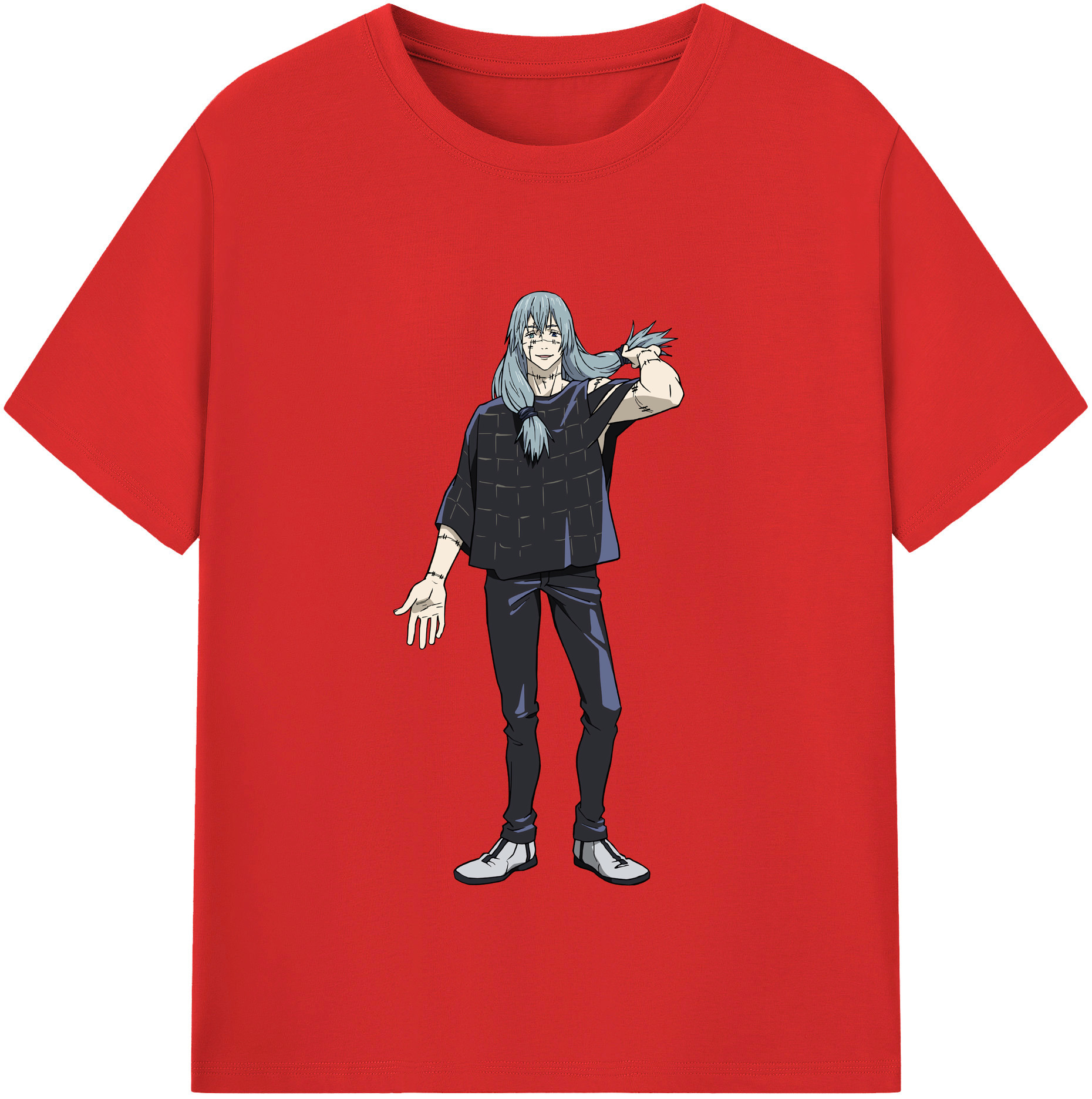 （画像用） 呪術廻戦 Jujutsu Kaisen 綿100％半袖Tシャツ（フロントプリント）