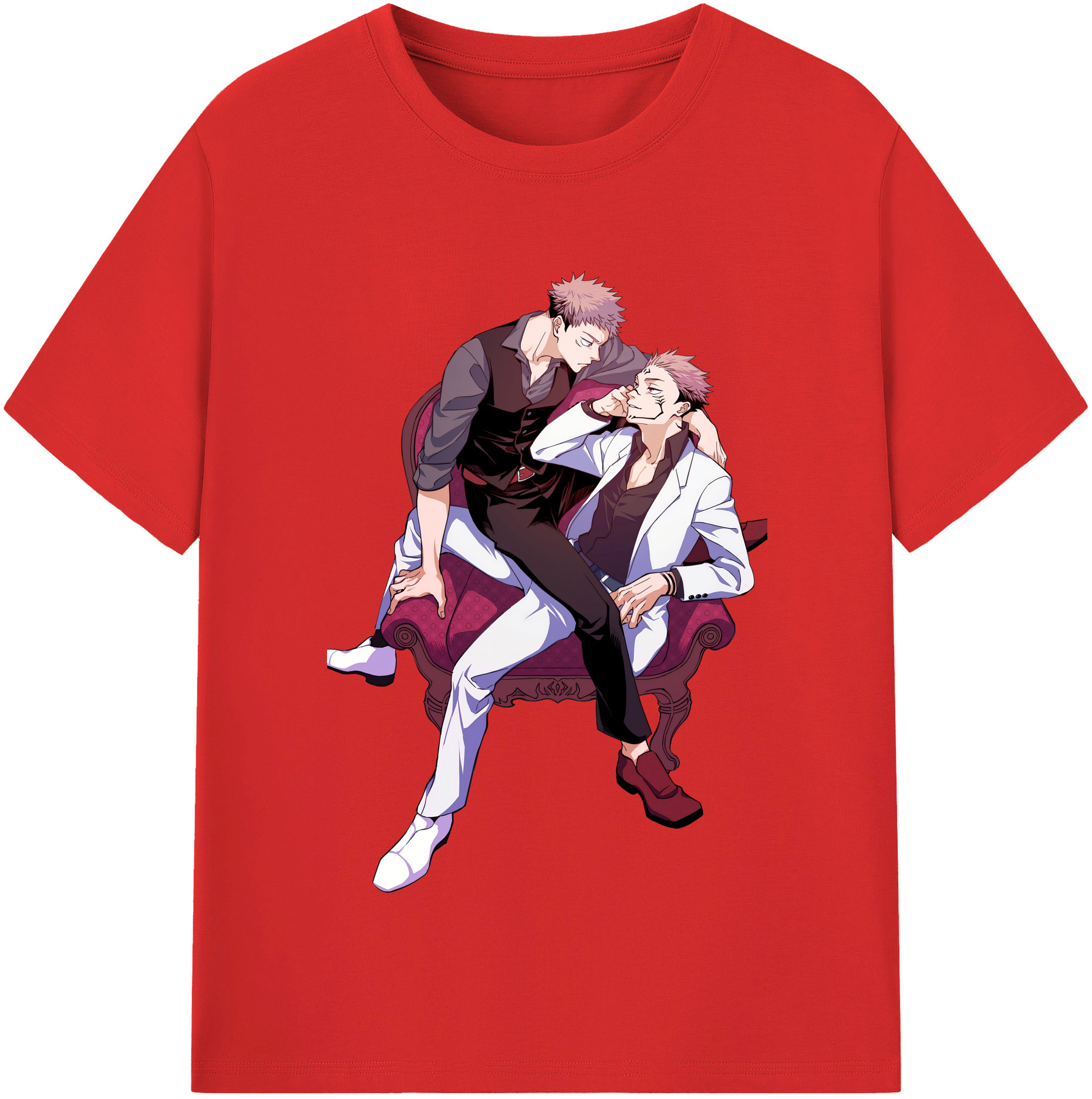 （画像用） 呪術廻戦 Jujutsu Kaisen 綿100％半袖Tシャツ（フロントプリント）