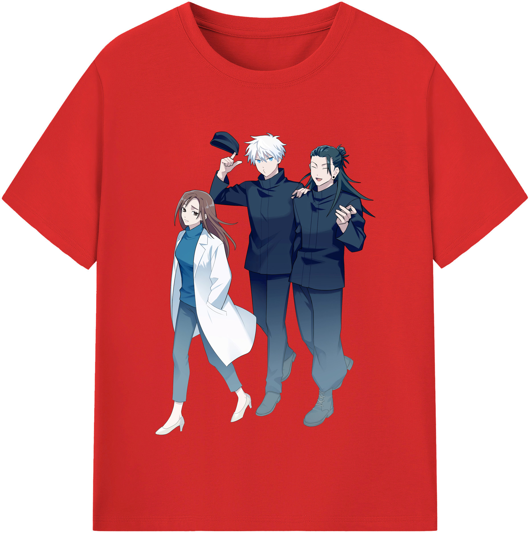 （画像用） 呪術廻戦 Jujutsu Kaisen 綿100％半袖Tシャツ（フロントプリント）