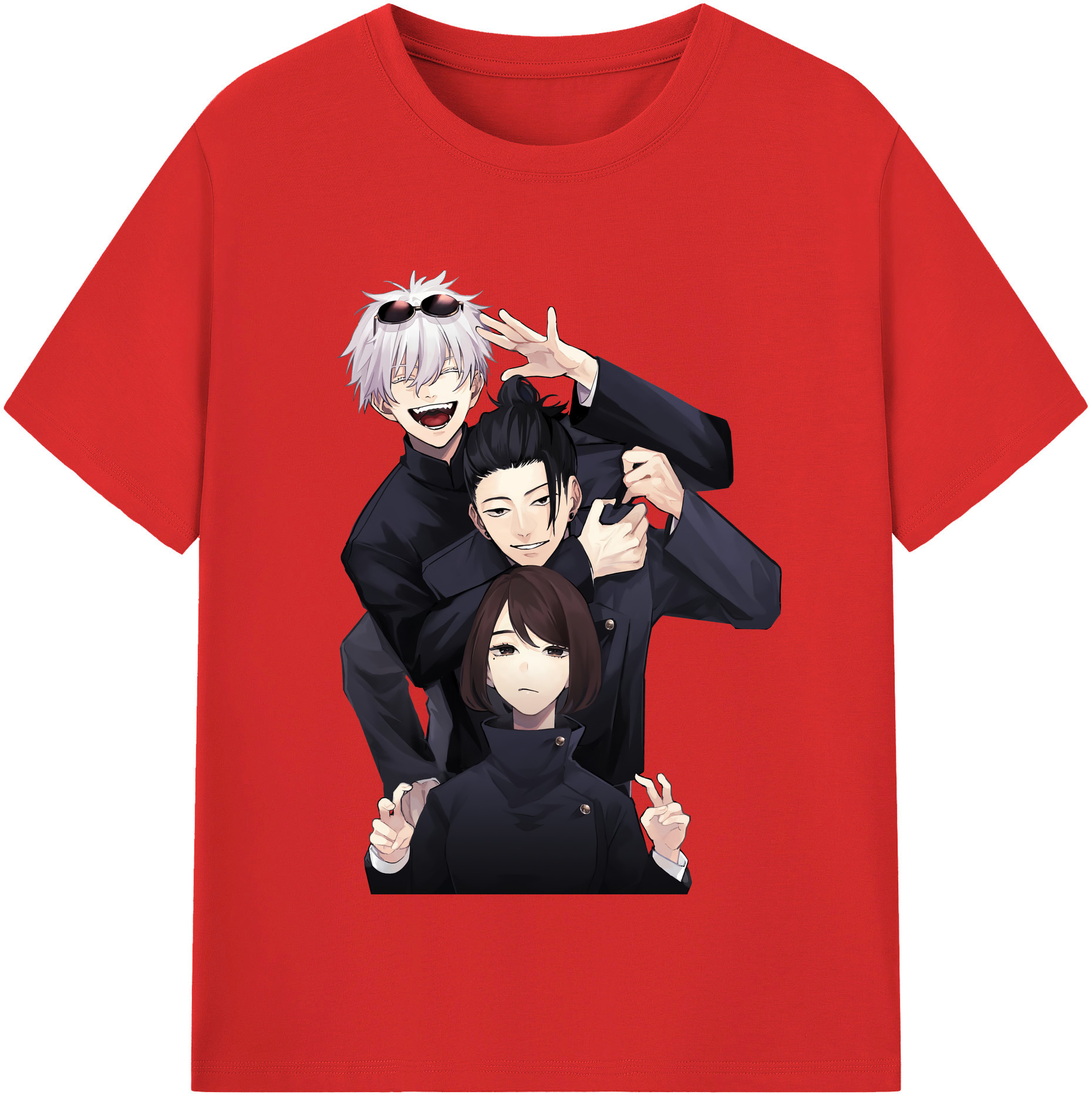 （画像用） 呪術廻戦 Jujutsu Kaisen 綿100％半袖Tシャツ（フロントプリント）