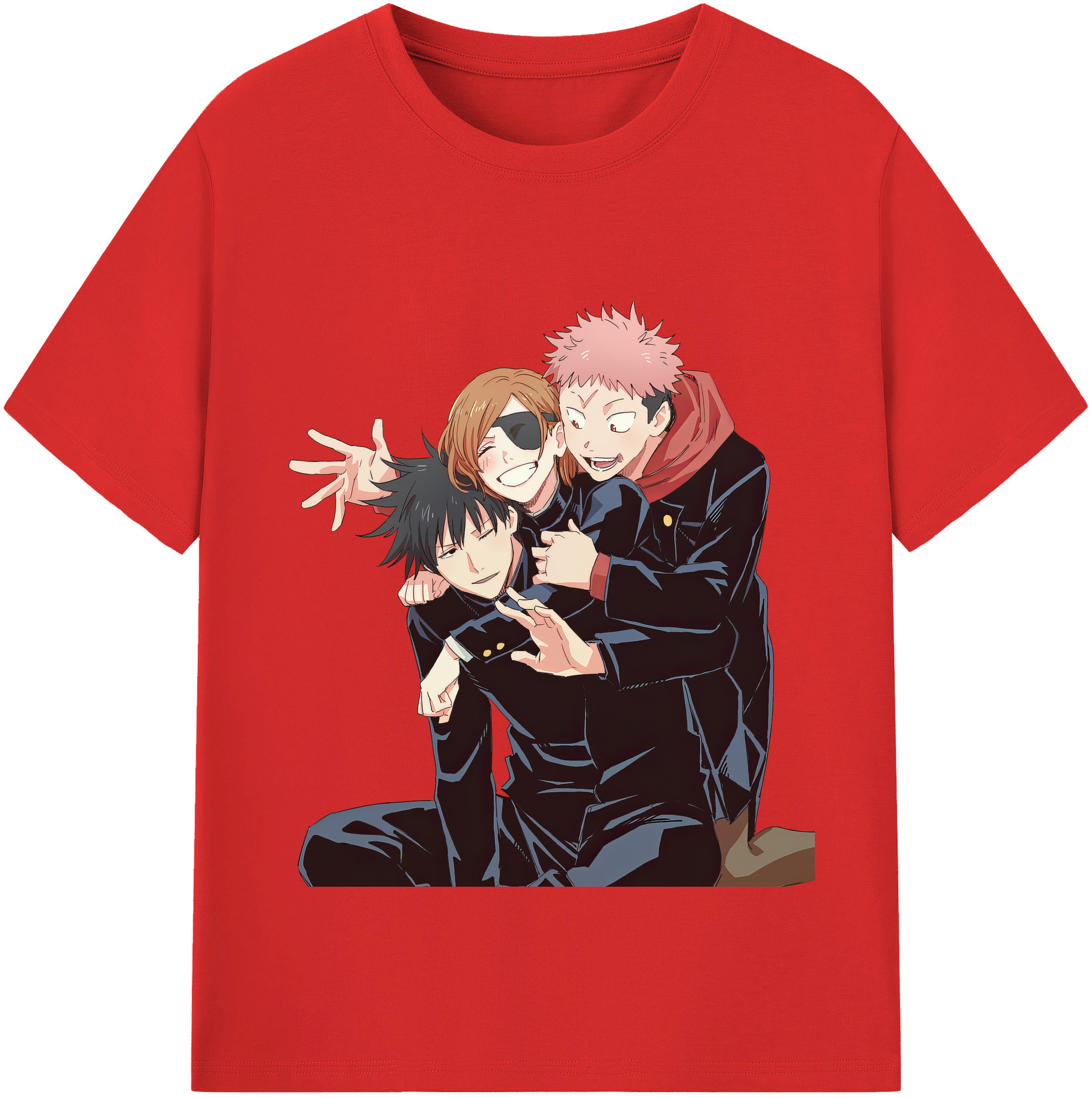 （画像用） 呪術廻戦 Jujutsu Kaisen 綿100％半袖Tシャツ（フロントプリント）