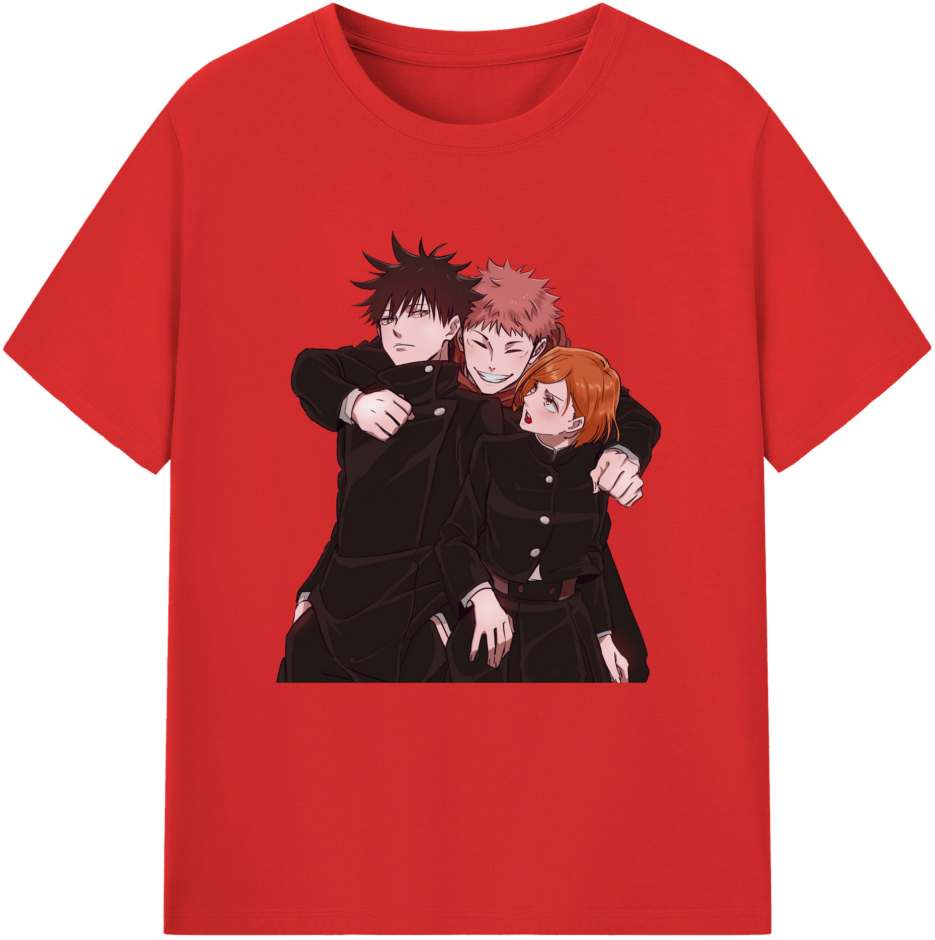（画像用） 呪術廻戦 Jujutsu Kaisen 綿100％半袖Tシャツ（フロントプリント）