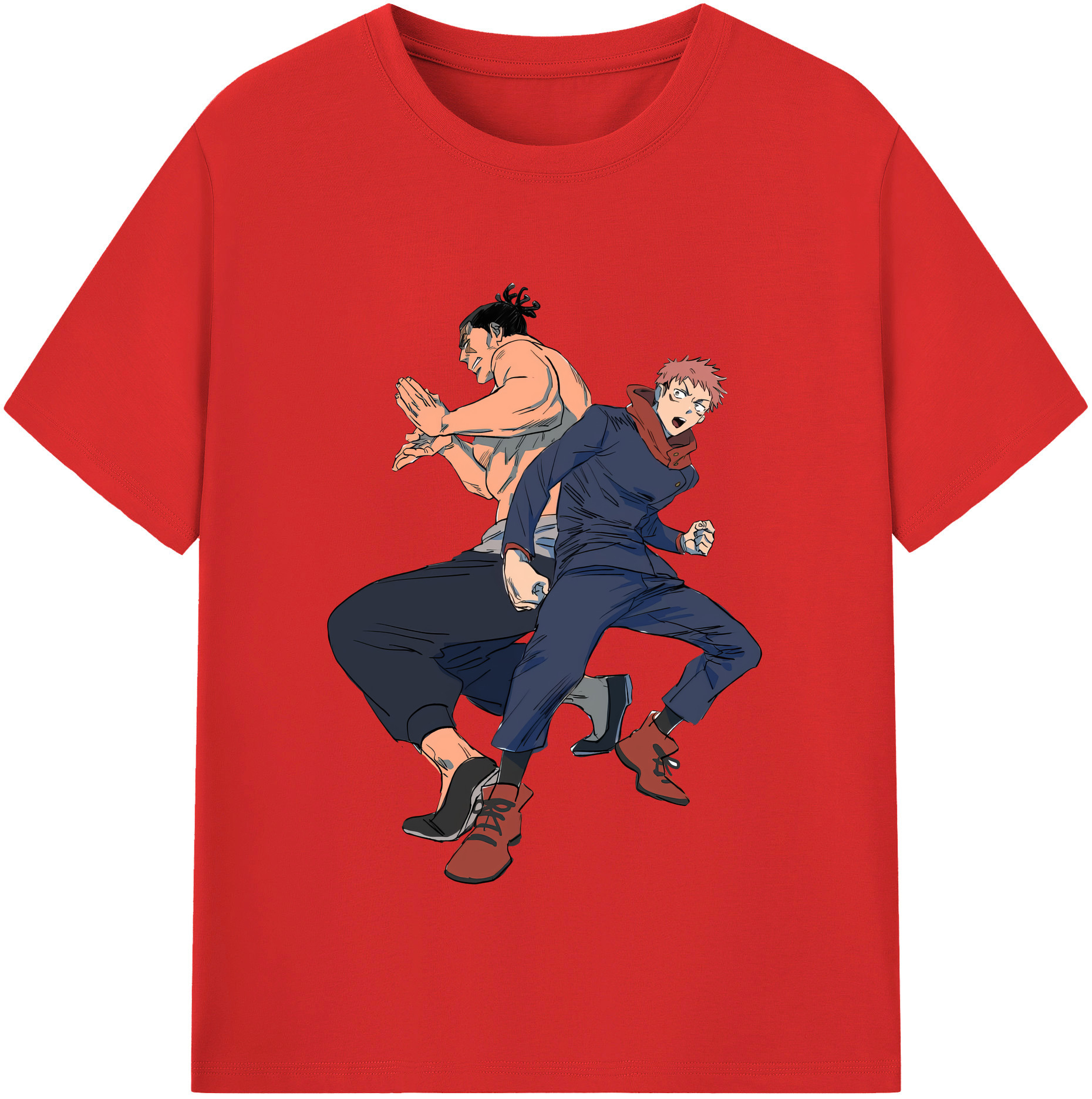 （画像用） 呪術廻戦 Jujutsu Kaisen 綿100％半袖Tシャツ（フロントプリント）