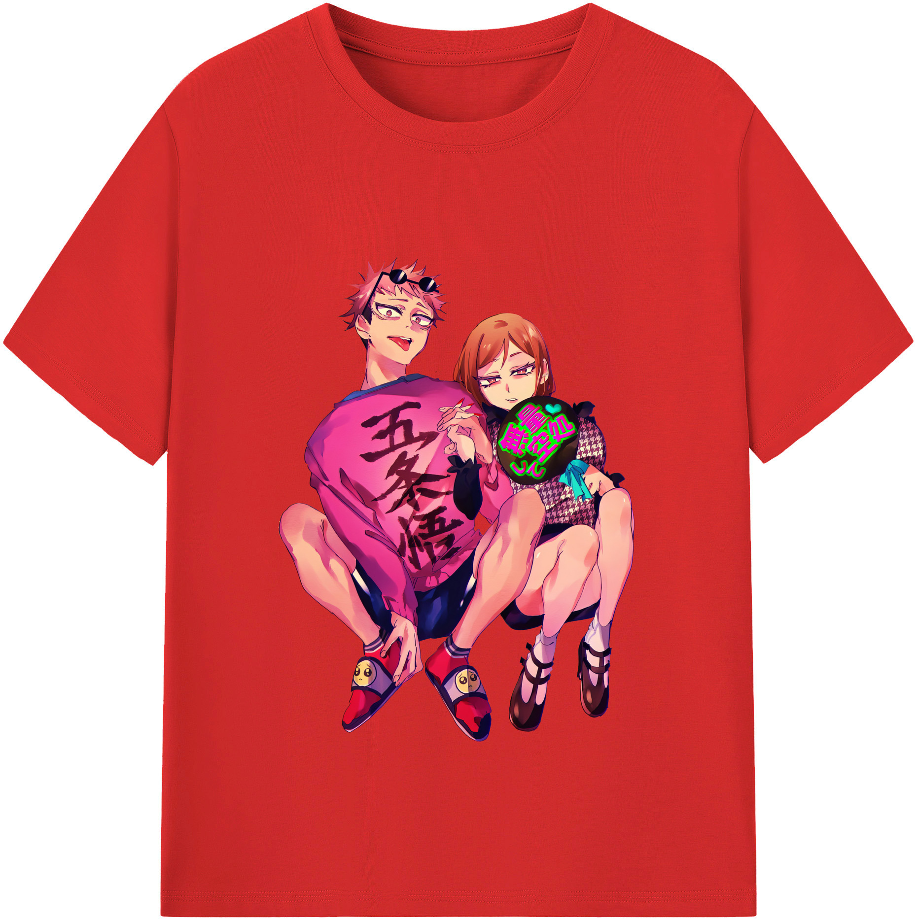 （画像用） 呪術廻戦 Jujutsu Kaisen 綿100％半袖Tシャツ（フロントプリント）