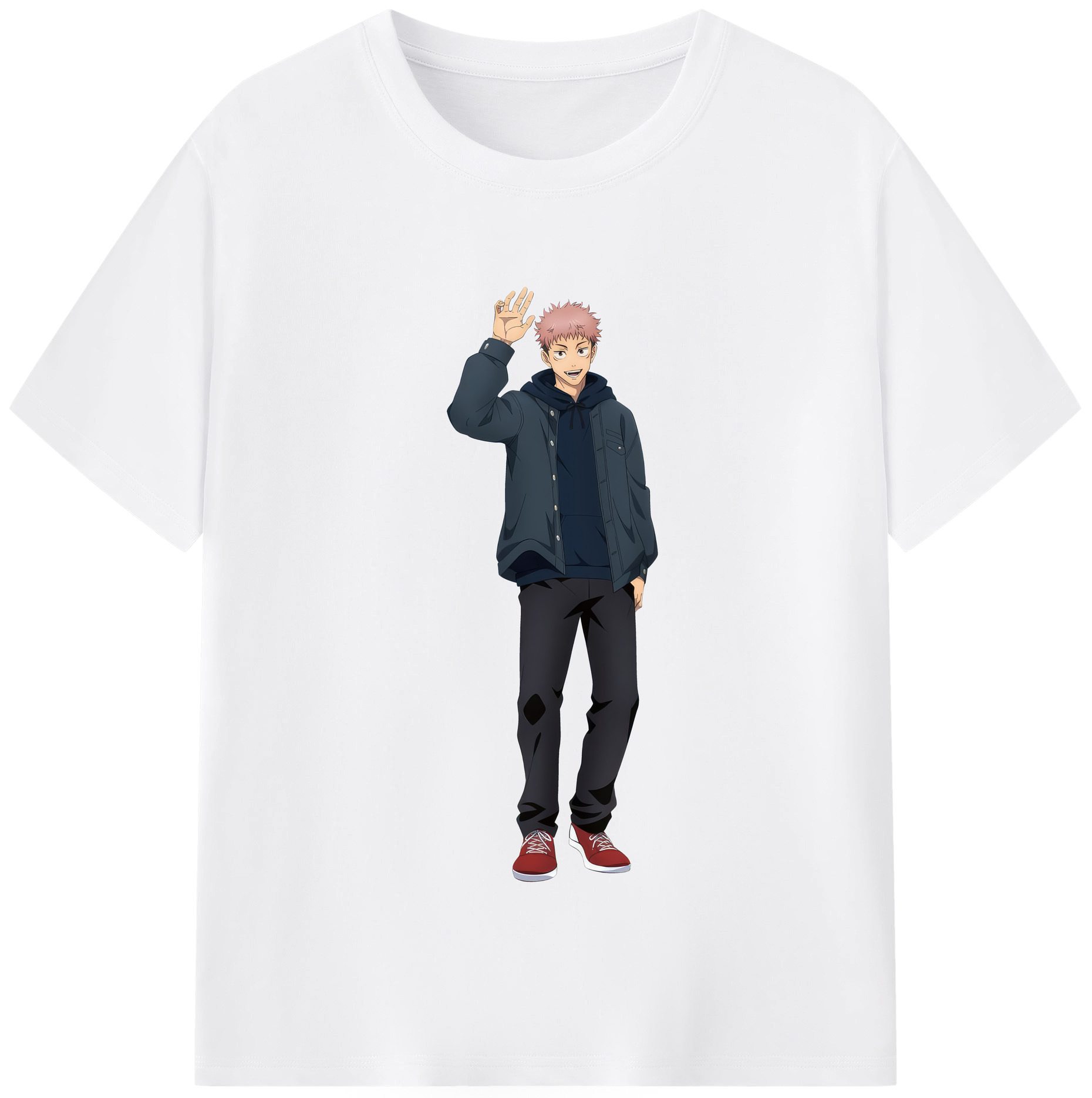 （画像用） 呪術廻戦 Jujutsu Kaisen 綿100％半袖Tシャツ（フロントプリント）