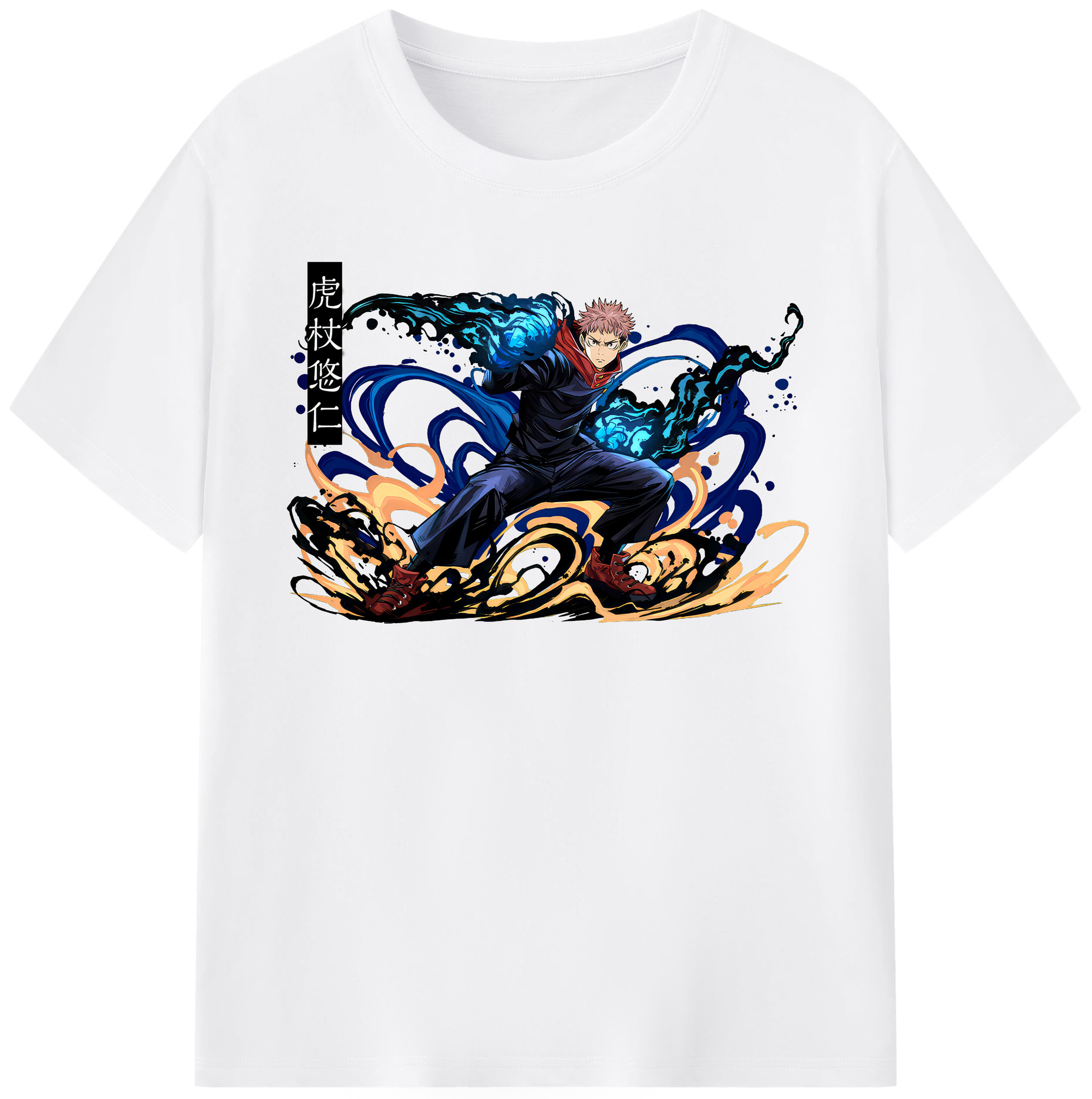 （画像用） 呪術廻戦 Jujutsu Kaisen 綿100％半袖Tシャツ（フロントプリント）