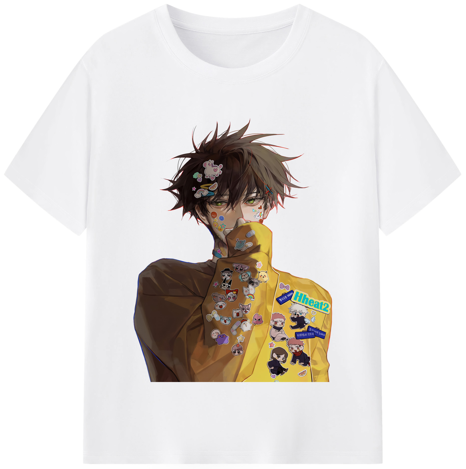 （画像用） 呪術廻戦 Jujutsu Kaisen 綿100％半袖Tシャツ（フロントプリント）