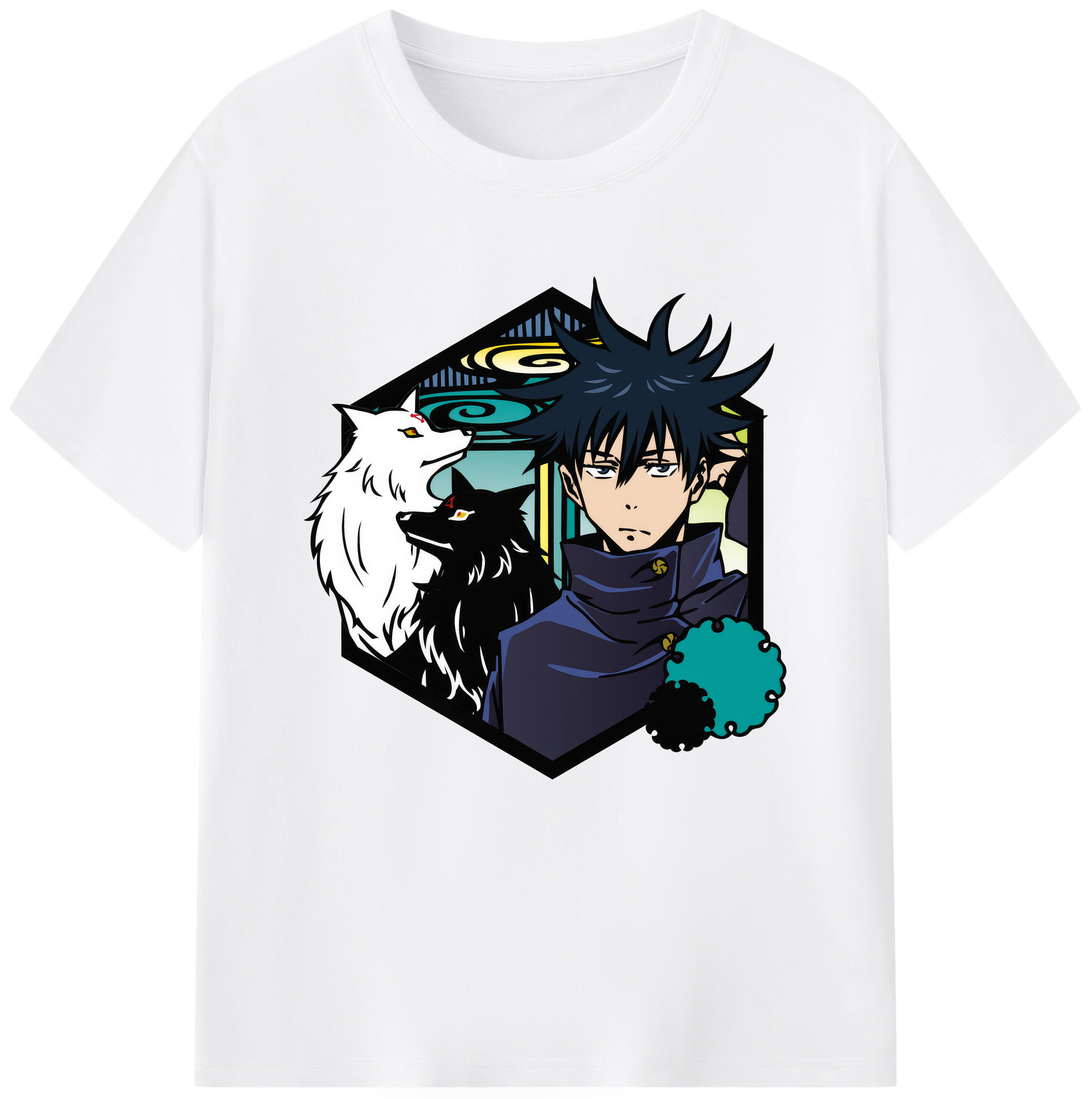 （画像用） 呪術廻戦 Jujutsu Kaisen 綿100％半袖Tシャツ（フロントプリント）