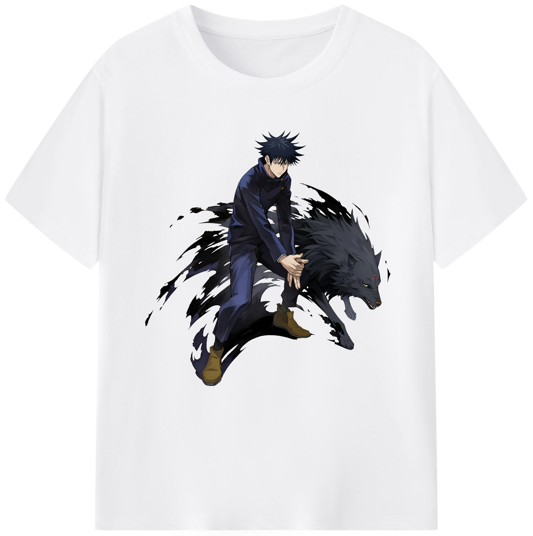 （画像用） 呪術廻戦 Jujutsu Kaisen 綿100％半袖Tシャツ（フロントプリント）