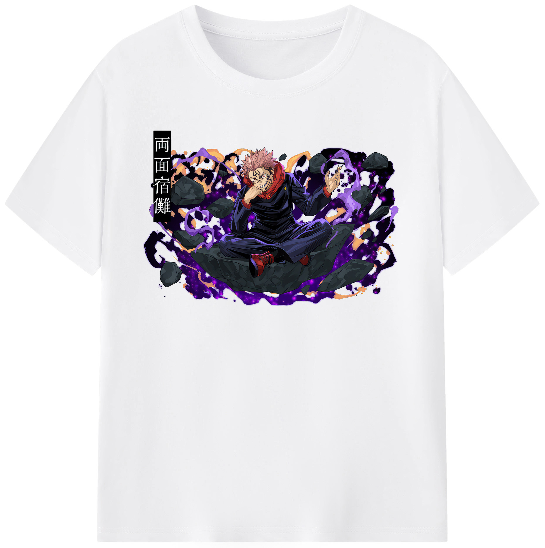 （画像用） 呪術廻戦 Jujutsu Kaisen 綿100％半袖Tシャツ（フロントプリント）