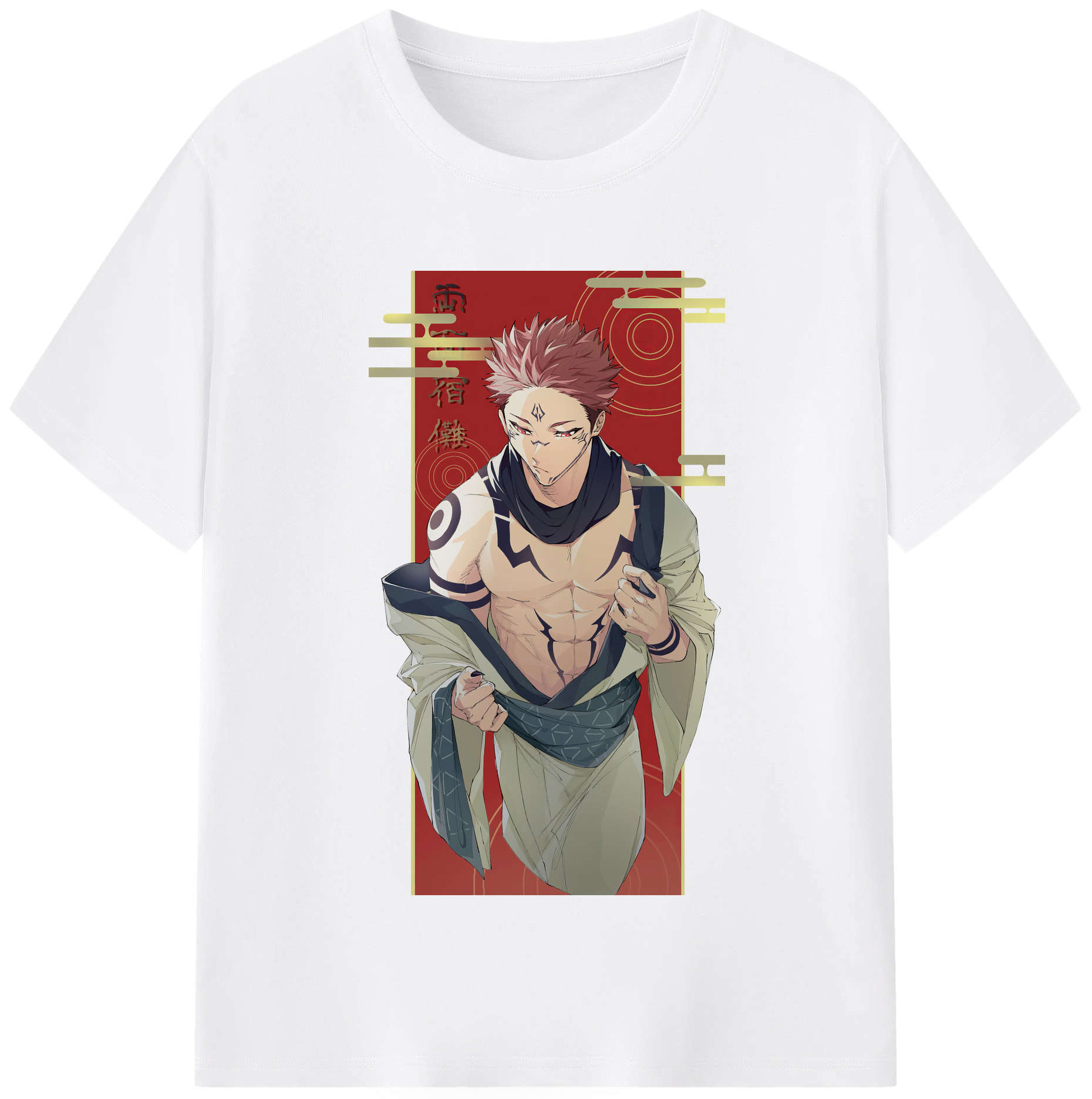 （画像用） 呪術廻戦 Jujutsu Kaisen 綿100％半袖Tシャツ（フロントプリント）