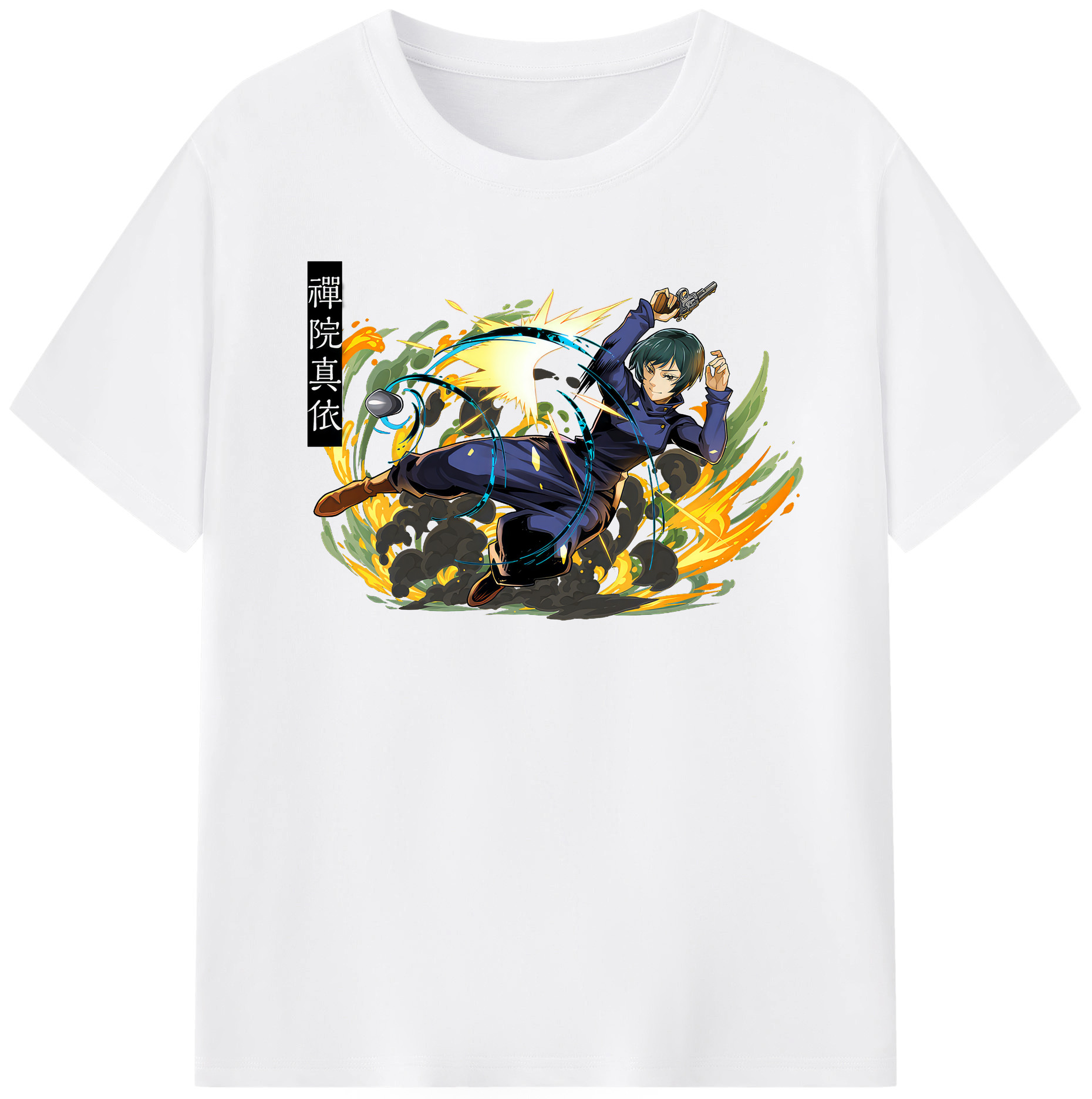 （画像用） 呪術廻戦 Jujutsu Kaisen 綿100％半袖Tシャツ（フロントプリント）