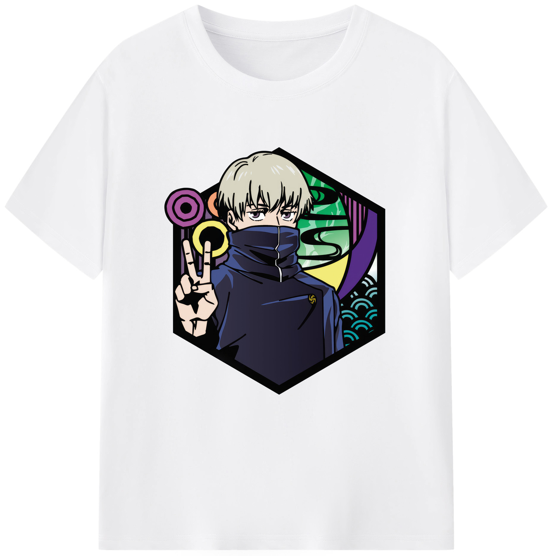 （画像用） 呪術廻戦 Jujutsu Kaisen 綿100％半袖Tシャツ（フロントプリント）