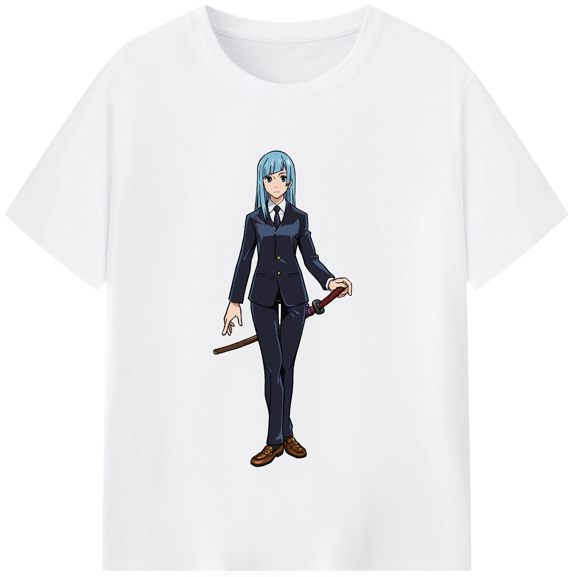 （画像用） 呪術廻戦 Jujutsu Kaisen 綿100％半袖Tシャツ（フロントプリント）