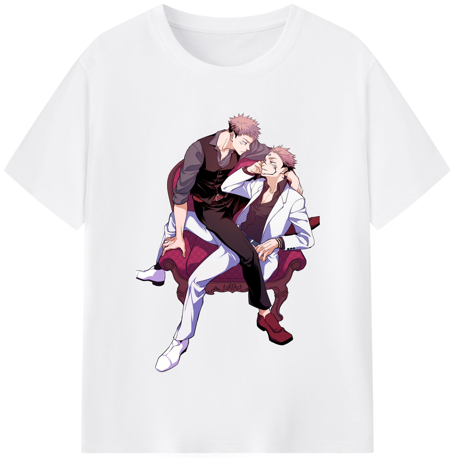 （画像用） 呪術廻戦 Jujutsu Kaisen 綿100％半袖Tシャツ（フロントプリント）