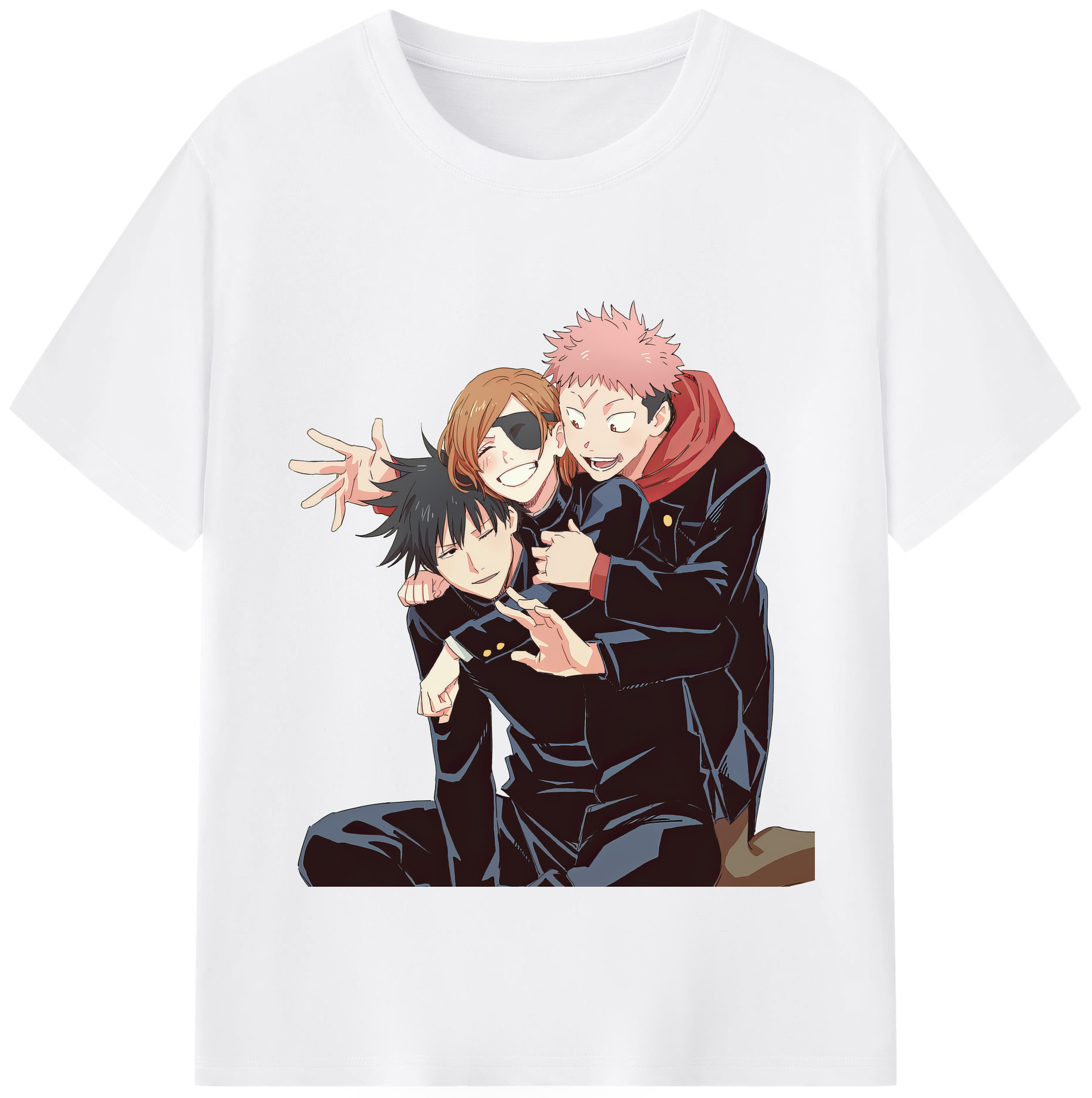（画像用） 呪術廻戦 Jujutsu Kaisen 綿100％半袖Tシャツ（フロントプリント）