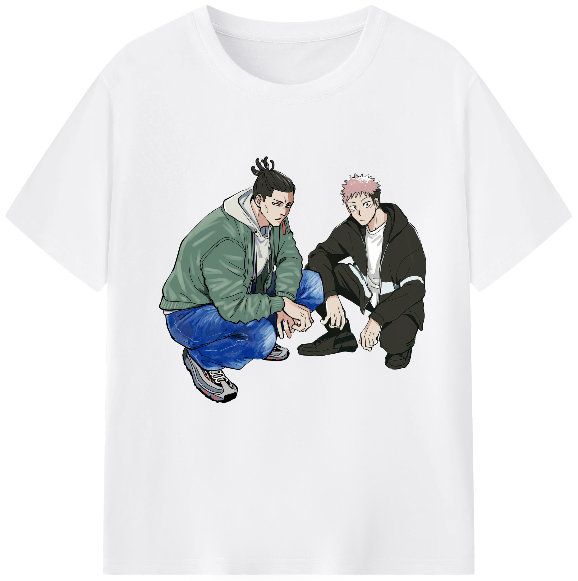 （画像用） 呪術廻戦 Jujutsu Kaisen 綿100％半袖Tシャツ（フロントプリント）