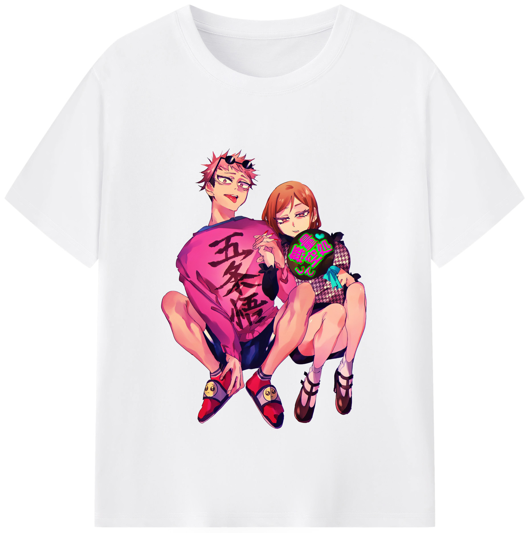 （画像用） 呪術廻戦 Jujutsu Kaisen 綿100％半袖Tシャツ（フロントプリント）