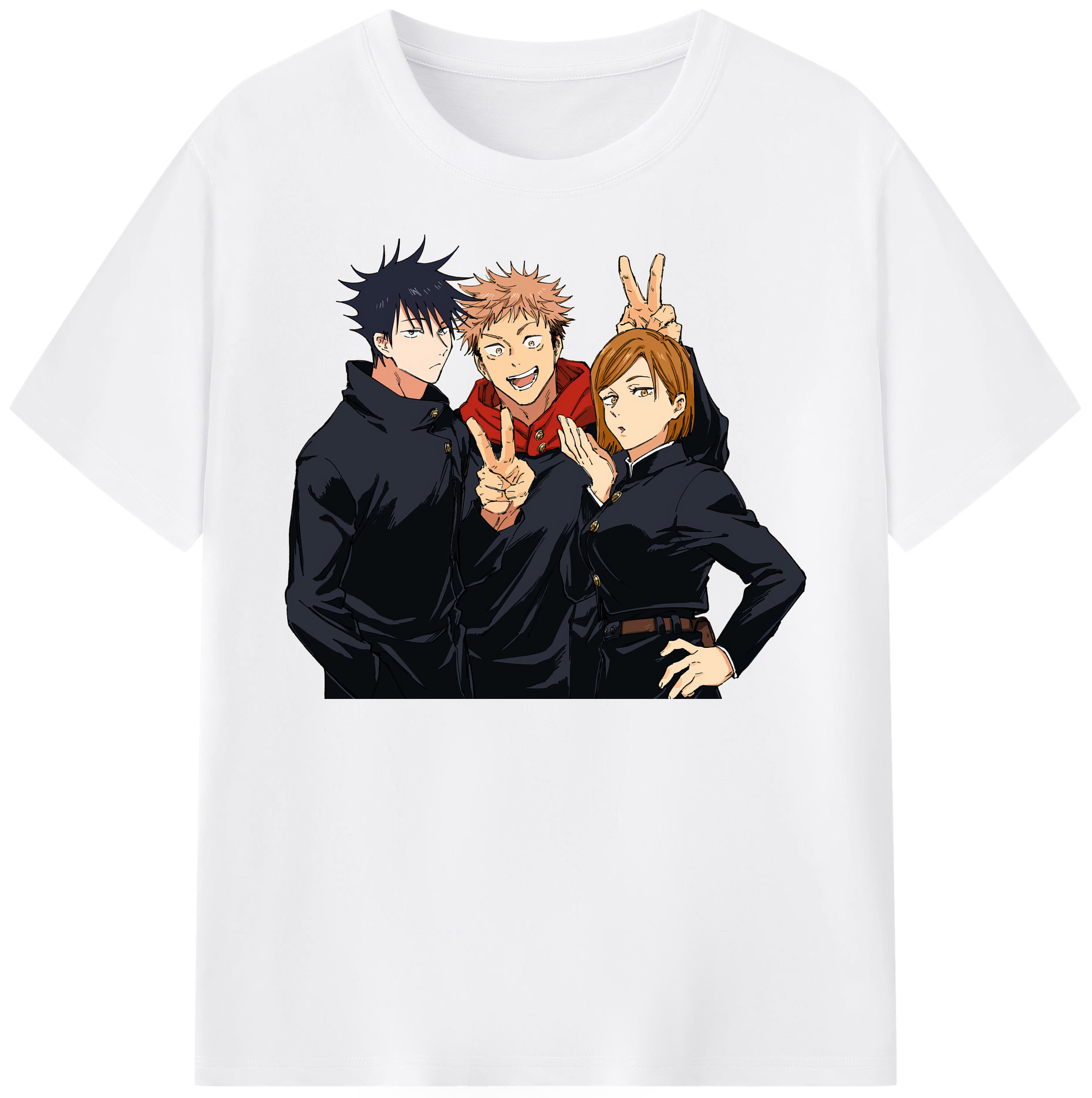 （画像用） 呪術廻戦 Jujutsu Kaisen 綿100％半袖Tシャツ（フロントプリント）