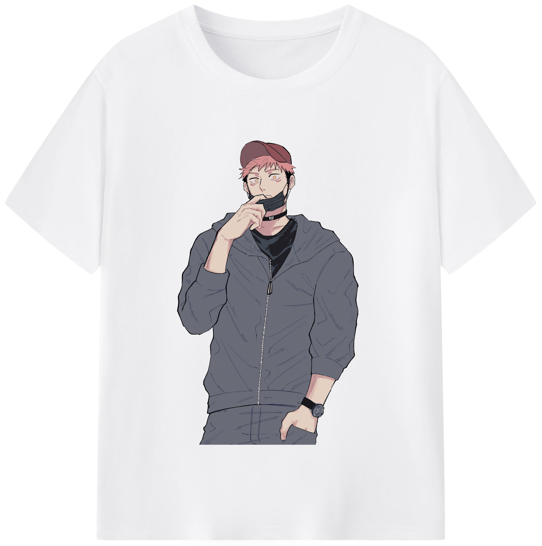 （画像用） 呪術廻戦 Jujutsu Kaisen 綿100％半袖Tシャツ（フロントプリント）