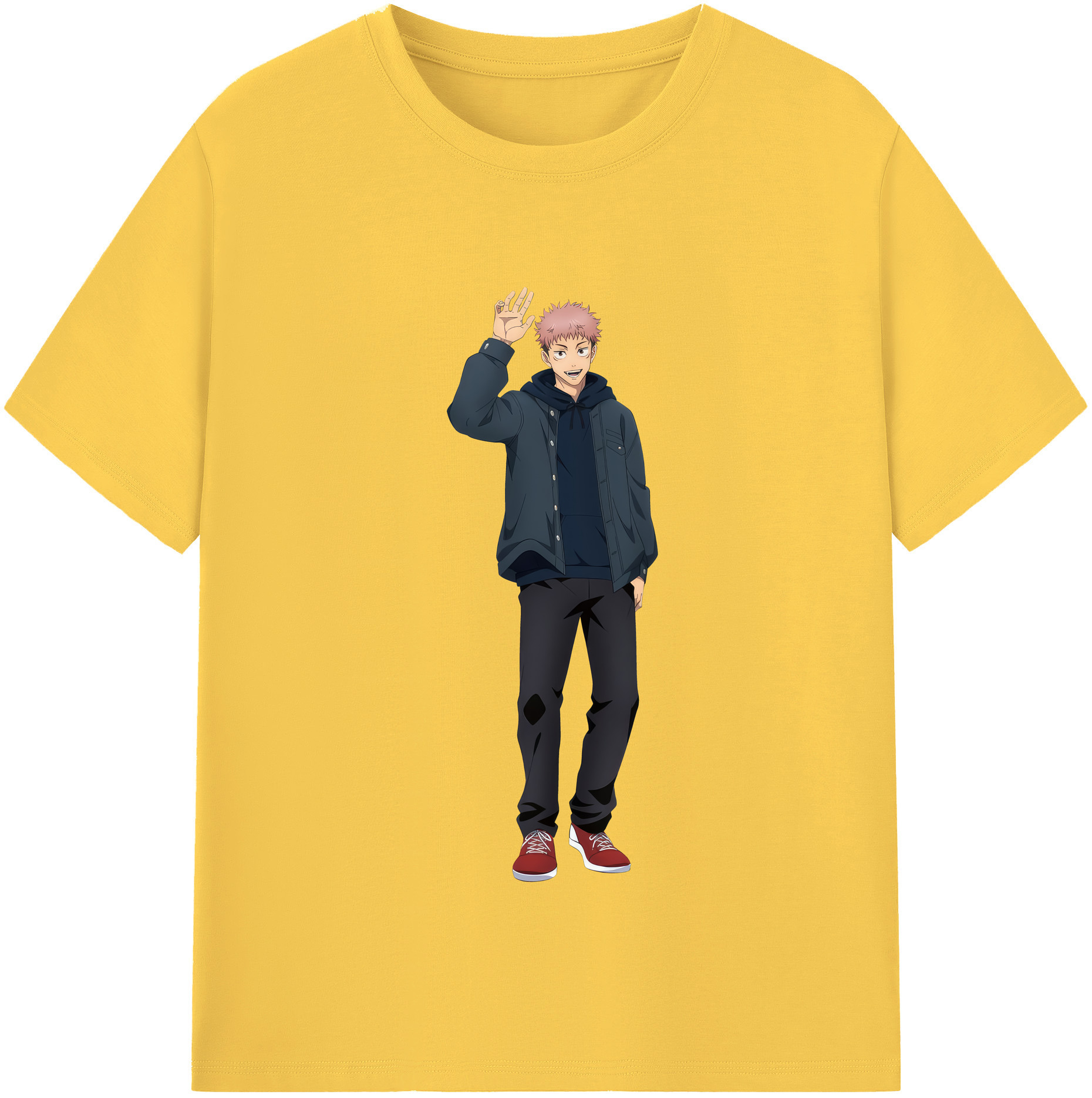 （画像用） 呪術廻戦 Jujutsu Kaisen 綿100％半袖Tシャツ（フロントプリント）