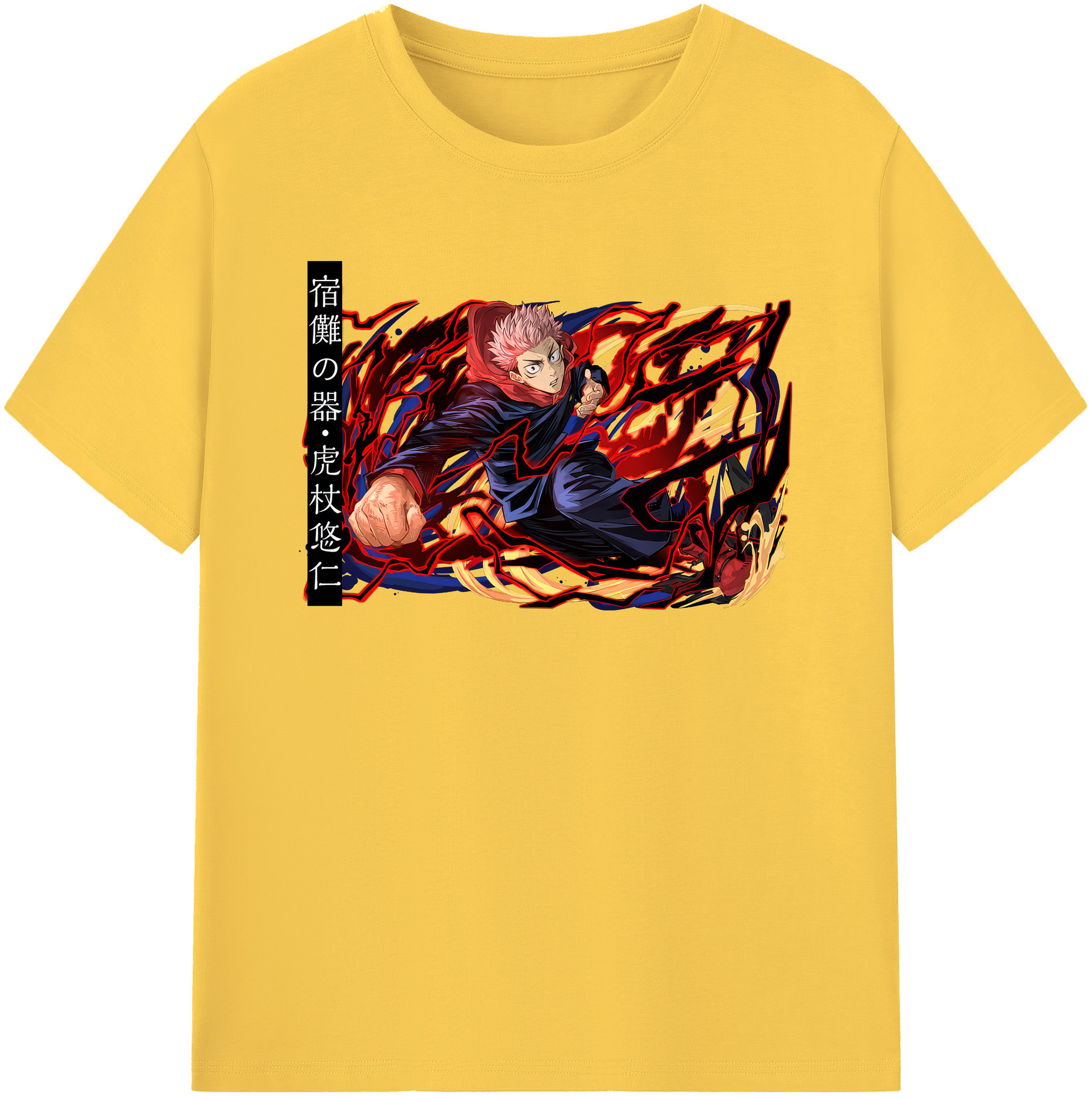 （画像用） 呪術廻戦 Jujutsu Kaisen 綿100％半袖Tシャツ（フロントプリント）