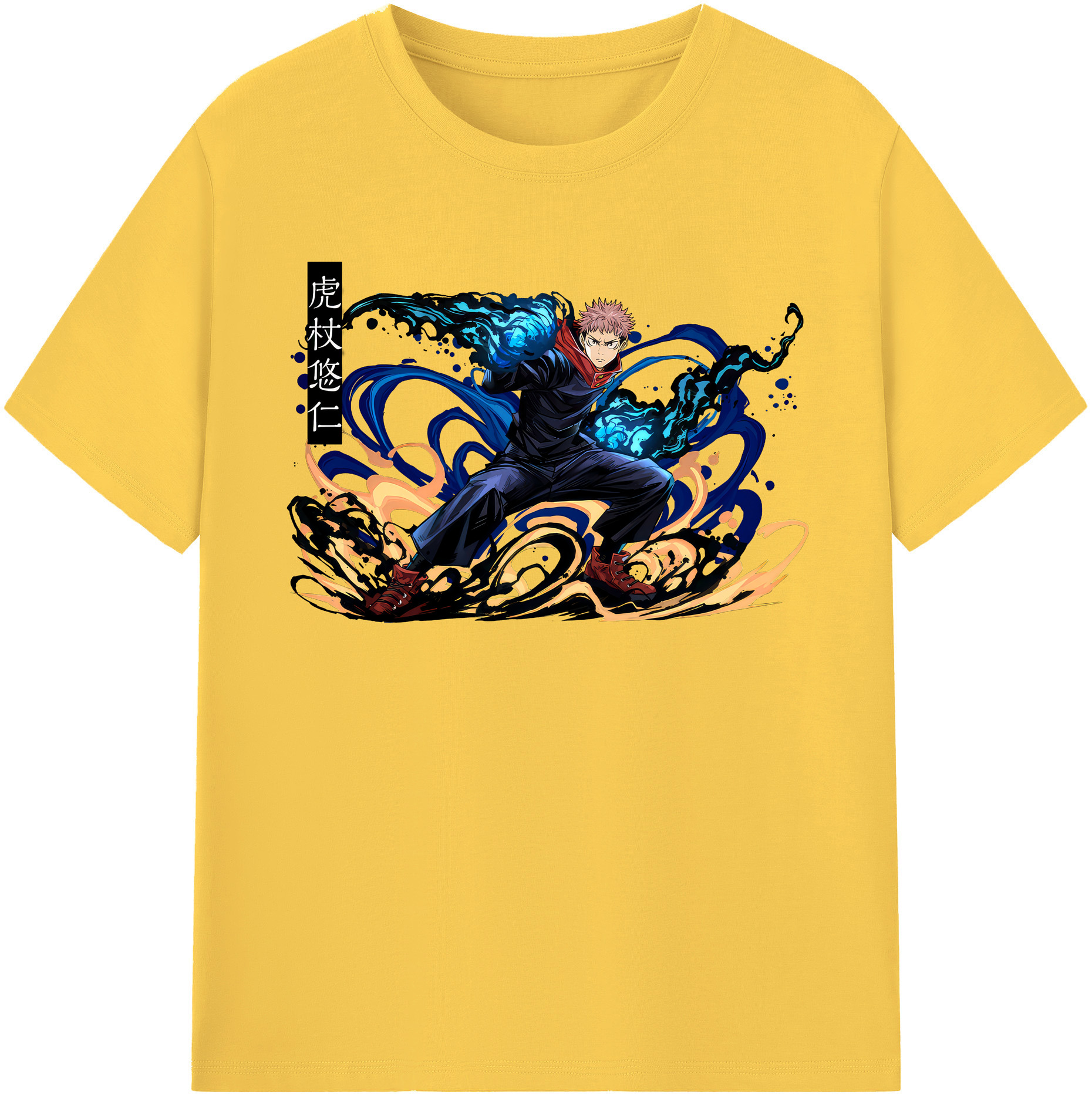 （画像用） 呪術廻戦 Jujutsu Kaisen 綿100％半袖Tシャツ（フロントプリント）