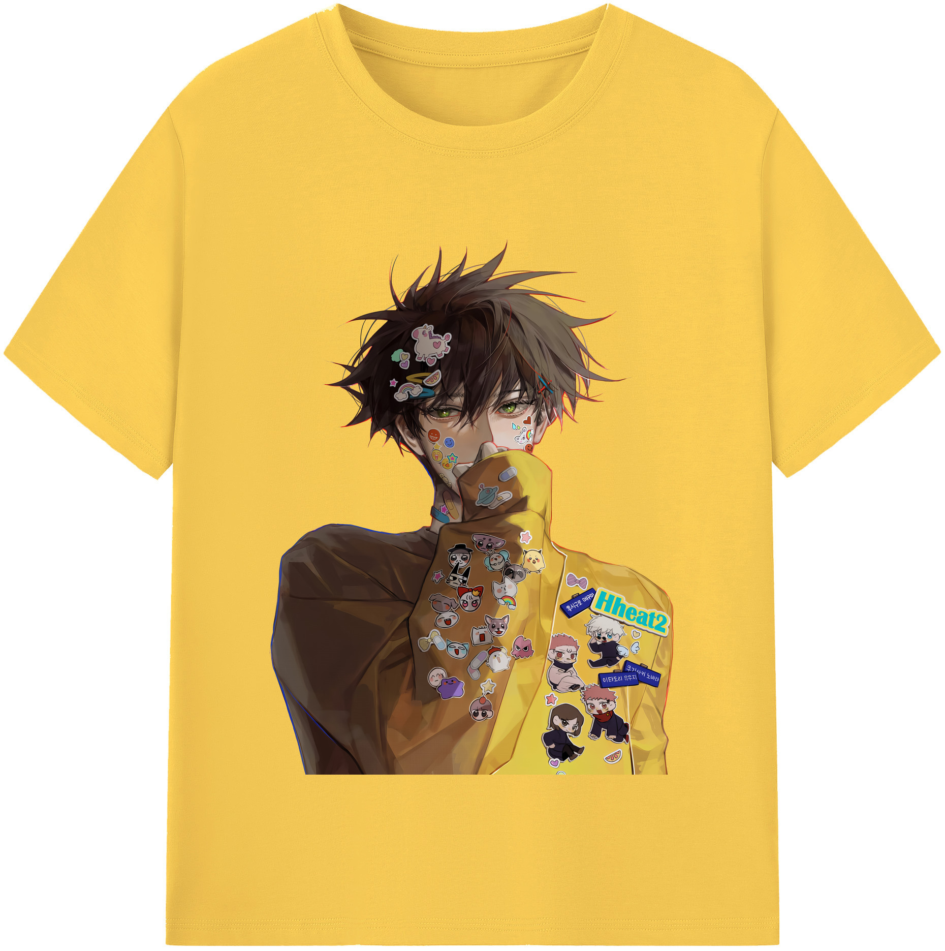 （画像用） 呪術廻戦 Jujutsu Kaisen 綿100％半袖Tシャツ（フロントプリント）