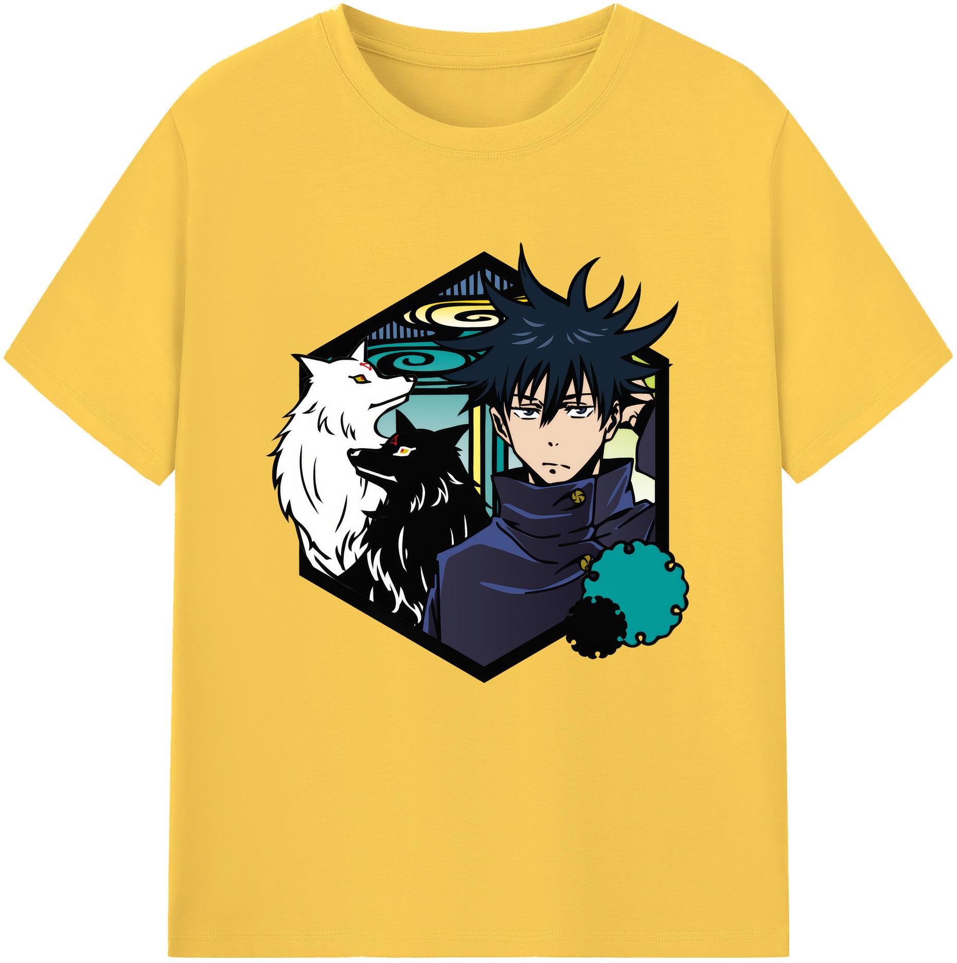 （画像用） 呪術廻戦 Jujutsu Kaisen 綿100％半袖Tシャツ（フロントプリント）