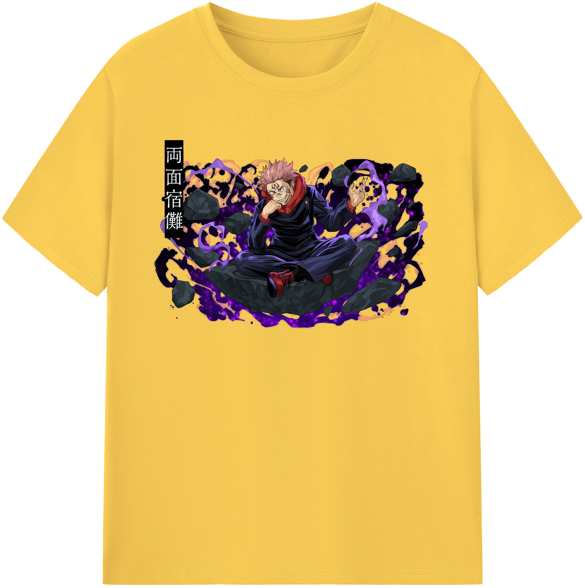 （画像用） 呪術廻戦 Jujutsu Kaisen 綿100％半袖Tシャツ（フロントプリント）