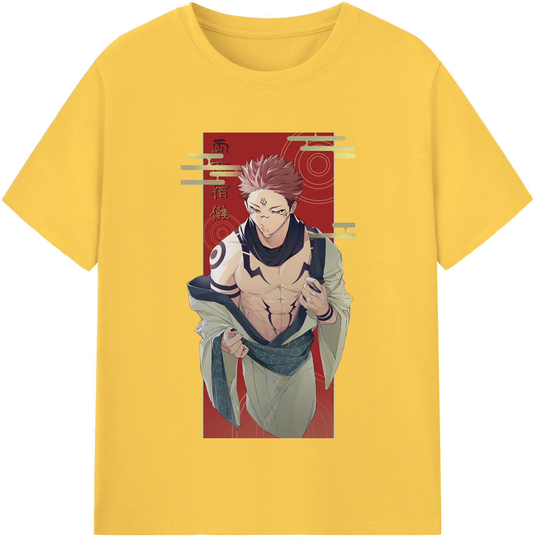 （画像用） 呪術廻戦 Jujutsu Kaisen 綿100％半袖Tシャツ（フロントプリント）