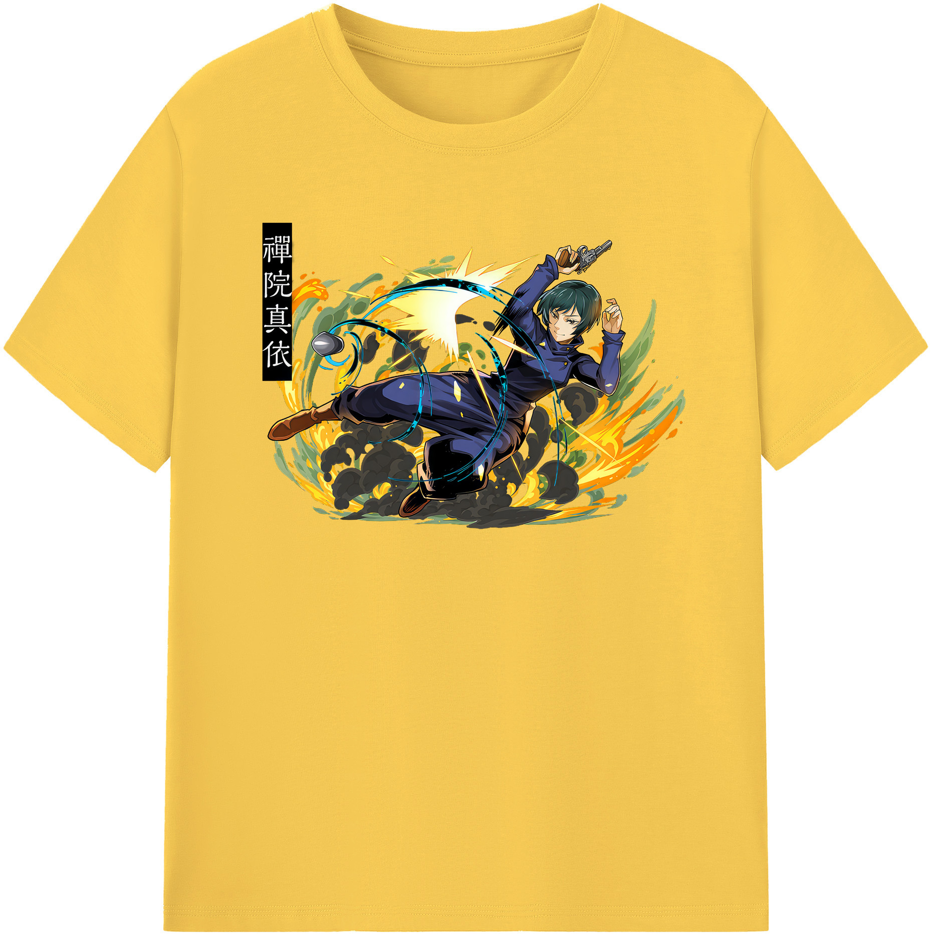 （画像用） 呪術廻戦 Jujutsu Kaisen 綿100％半袖Tシャツ（フロントプリント）