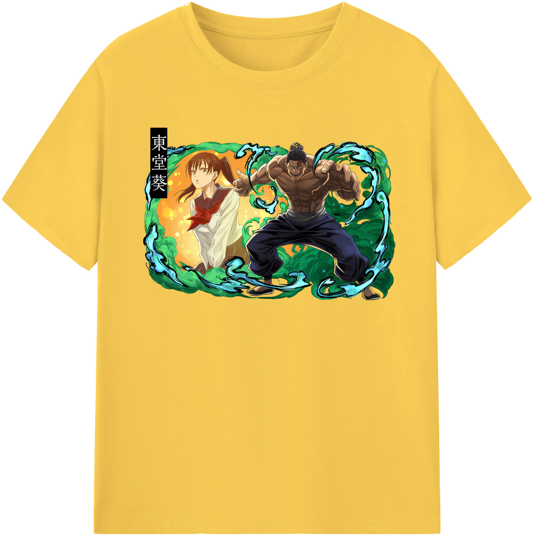（画像用） 呪術廻戦 Jujutsu Kaisen 綿100％半袖Tシャツ（フロントプリント）