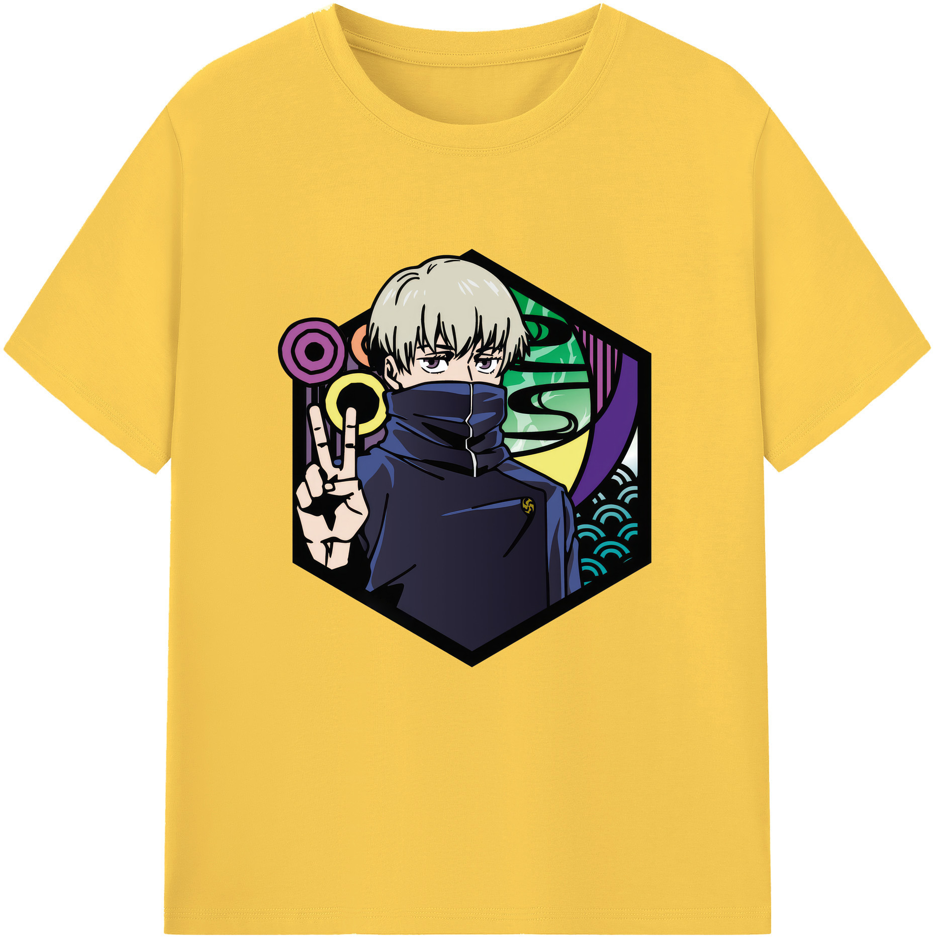 （画像用） 呪術廻戦 Jujutsu Kaisen 綿100％半袖Tシャツ（フロントプリント）
