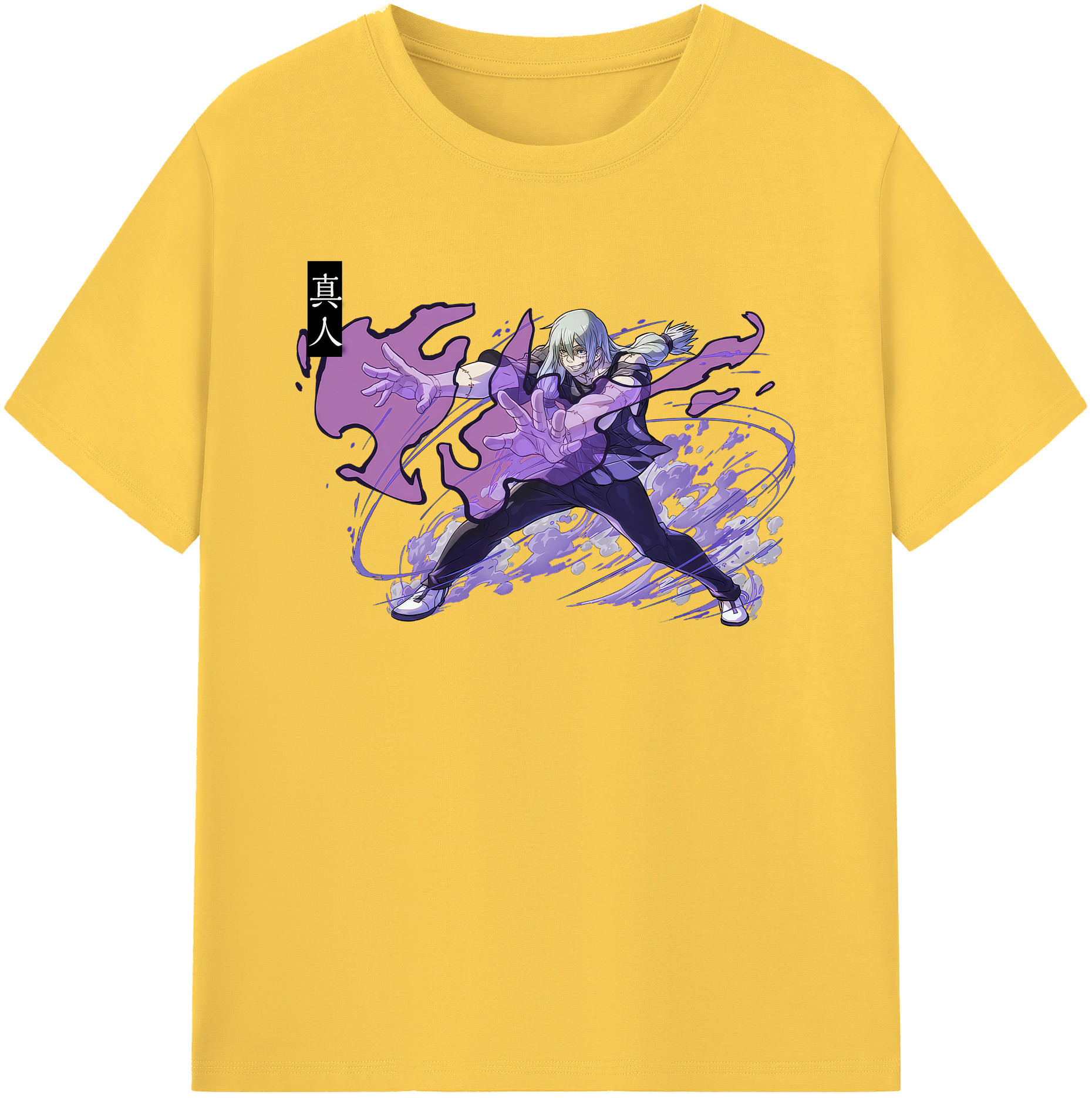 （画像用） 呪術廻戦 Jujutsu Kaisen 綿100％半袖Tシャツ（フロントプリント）