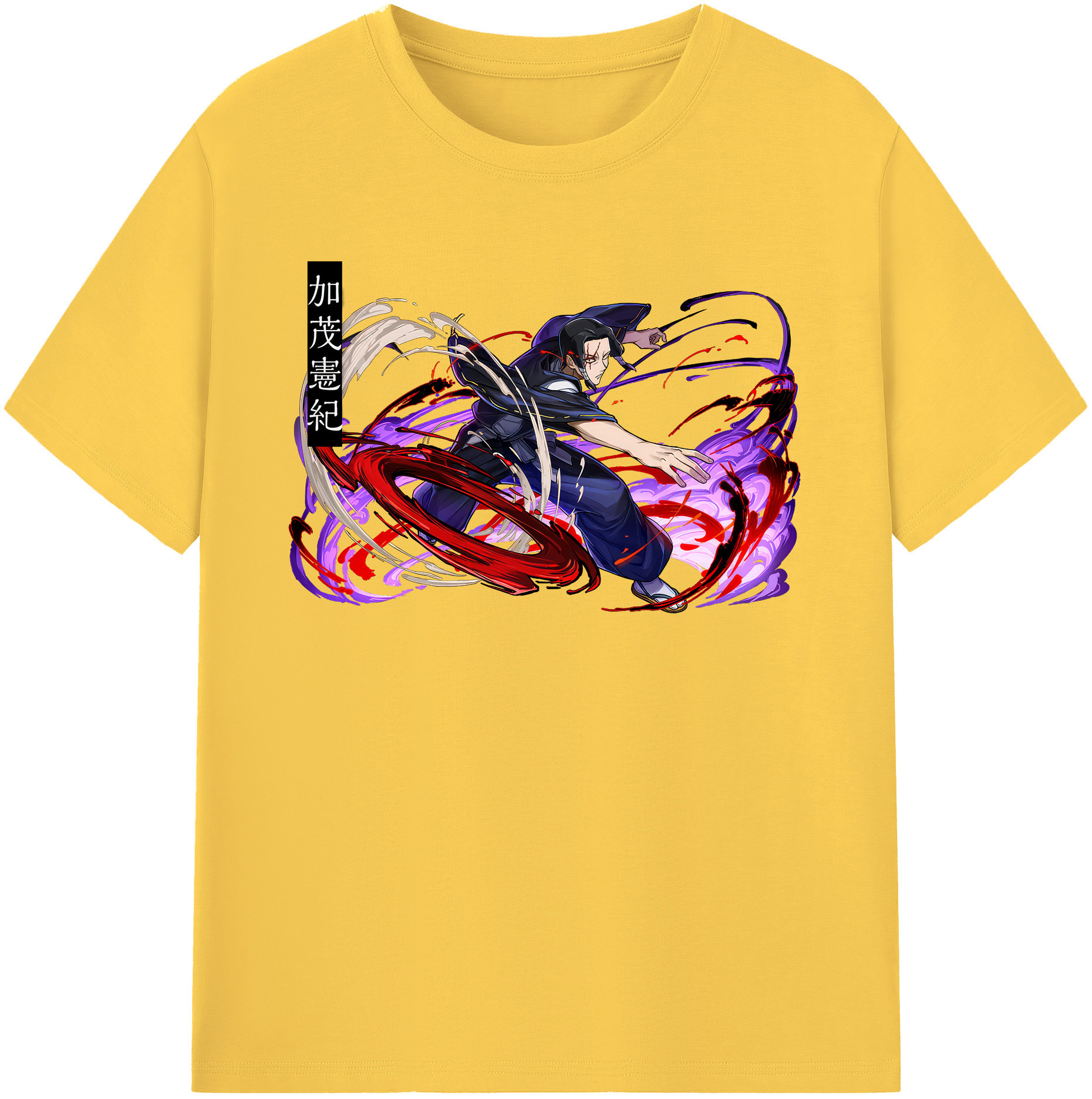 （画像用） 呪術廻戦 Jujutsu Kaisen 綿100％半袖Tシャツ（フロントプリント）