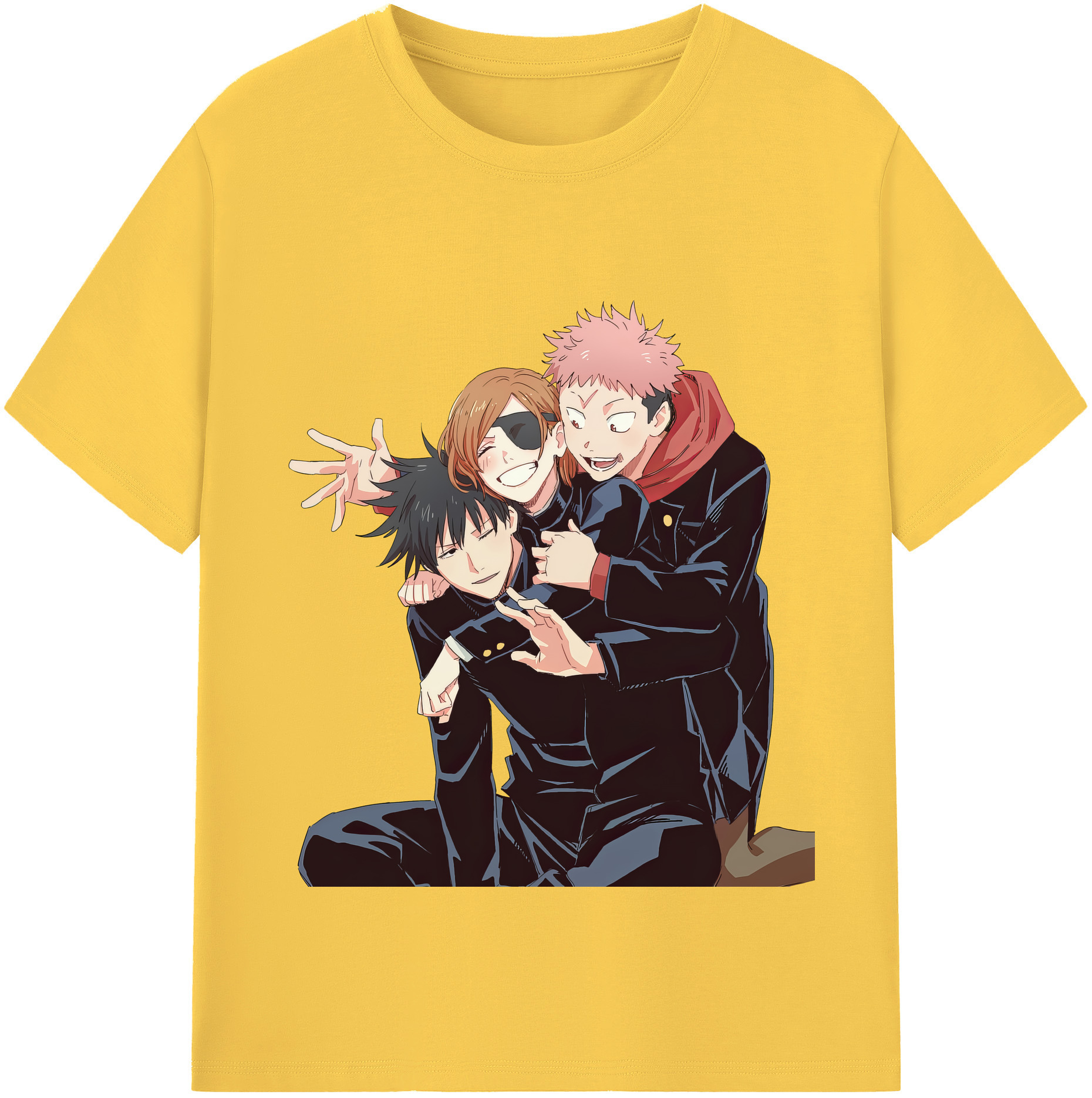 （画像用） 呪術廻戦 Jujutsu Kaisen 綿100％半袖Tシャツ（フロントプリント）