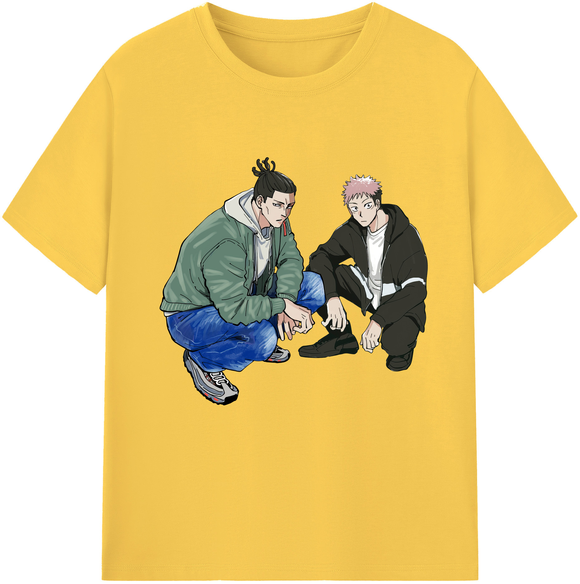 （画像用） 呪術廻戦 Jujutsu Kaisen 綿100％半袖Tシャツ（フロントプリント）