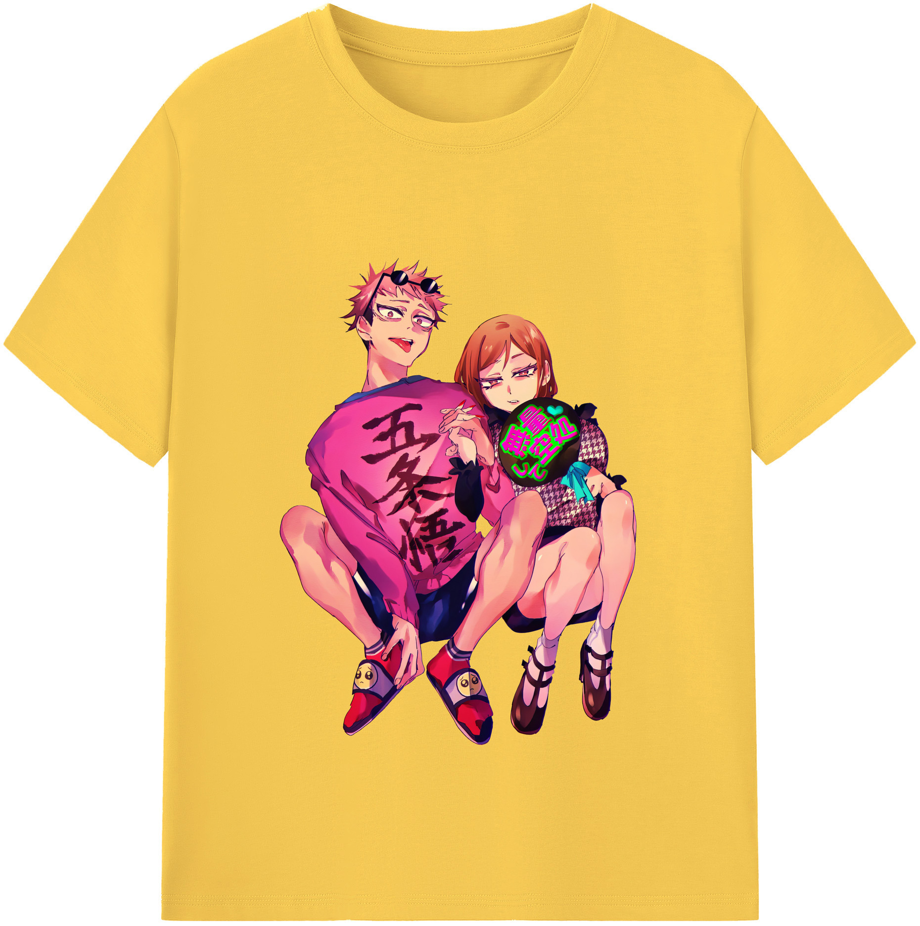 （画像用） 呪術廻戦 Jujutsu Kaisen 綿100％半袖Tシャツ（フロントプリント）