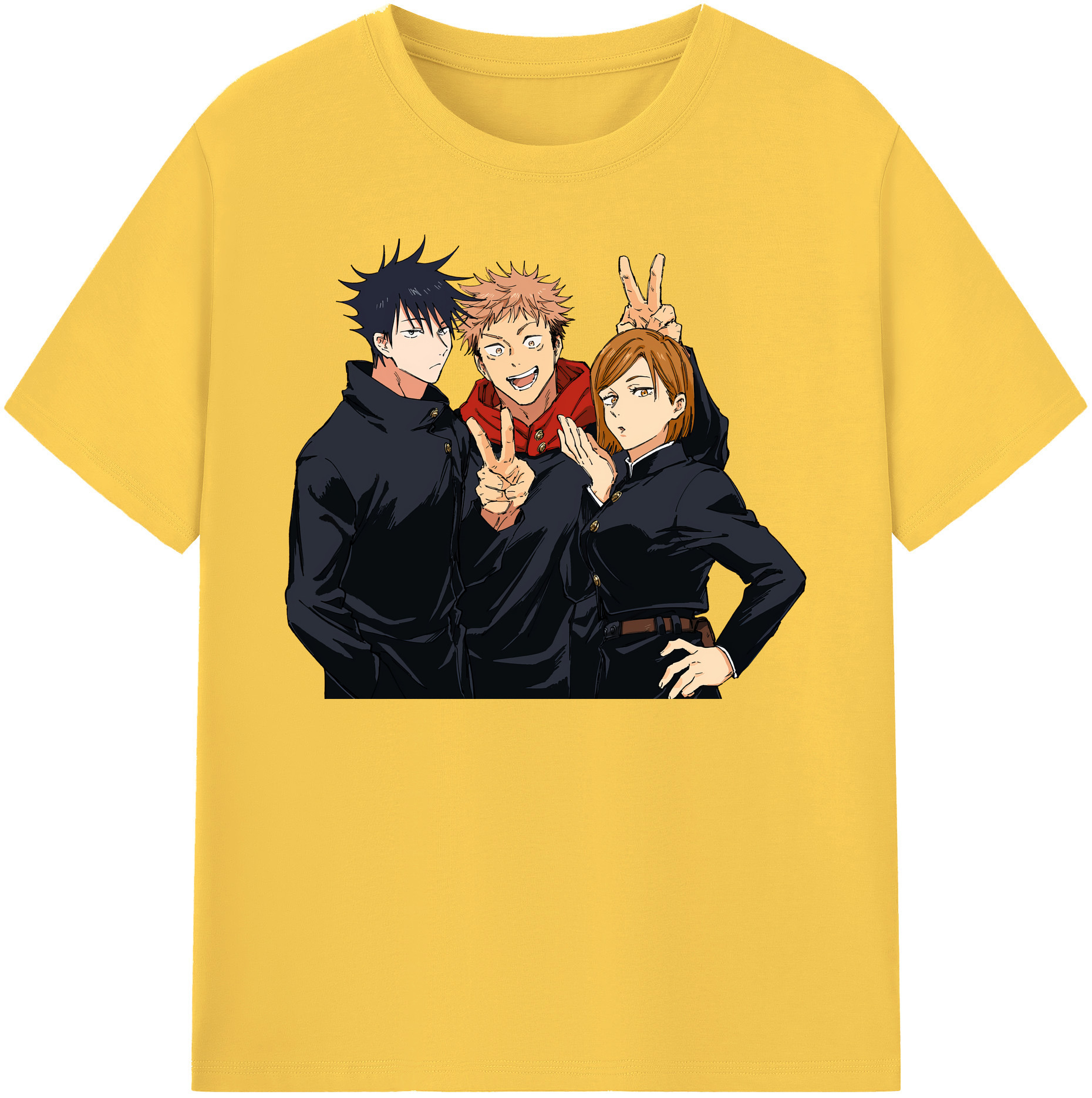 （画像用） 呪術廻戦 Jujutsu Kaisen 綿100％半袖Tシャツ（フロントプリント）