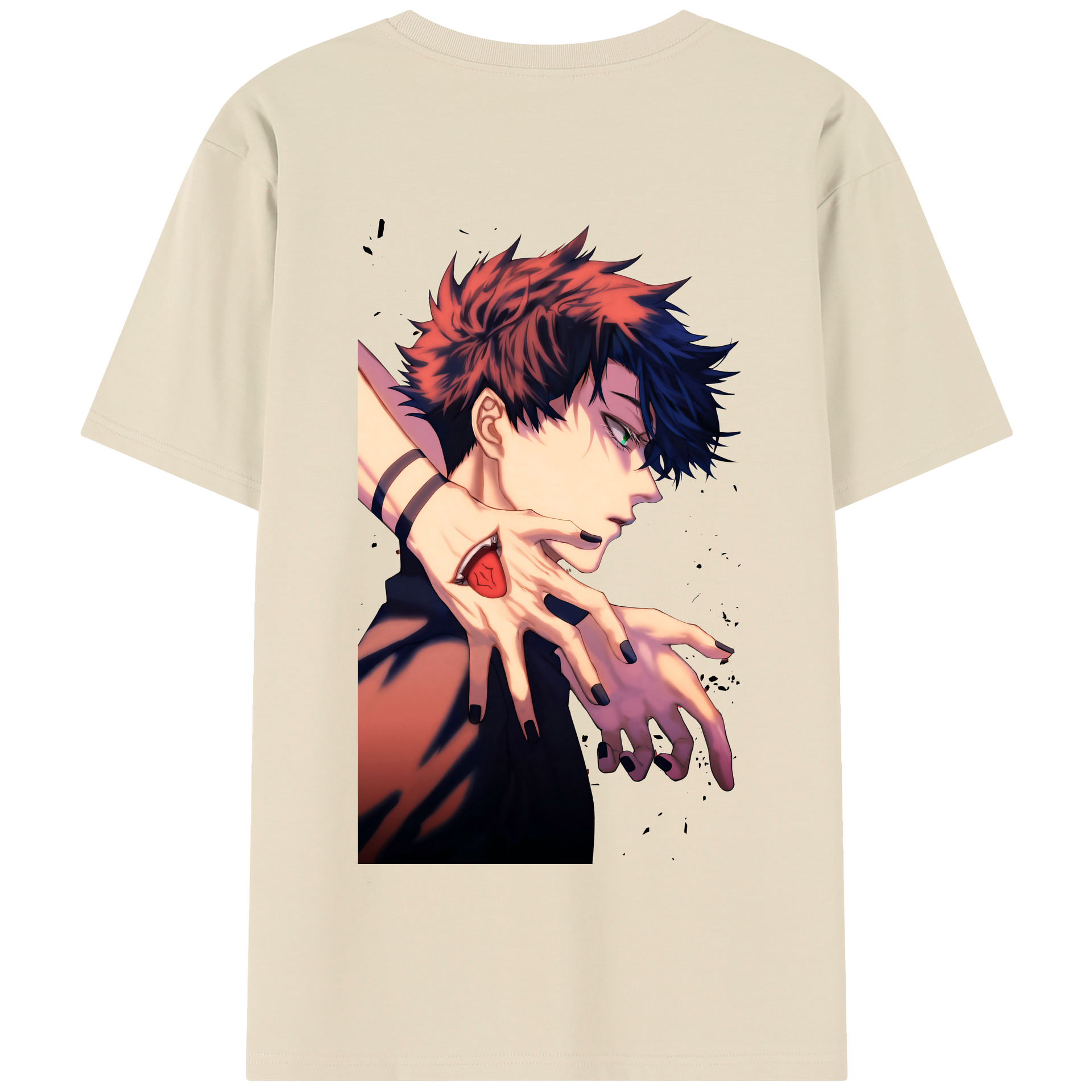 （画像用） 呪術廻戦 Jujutsu Kaisen 綿100％半袖Tシャツ（背面プリント）