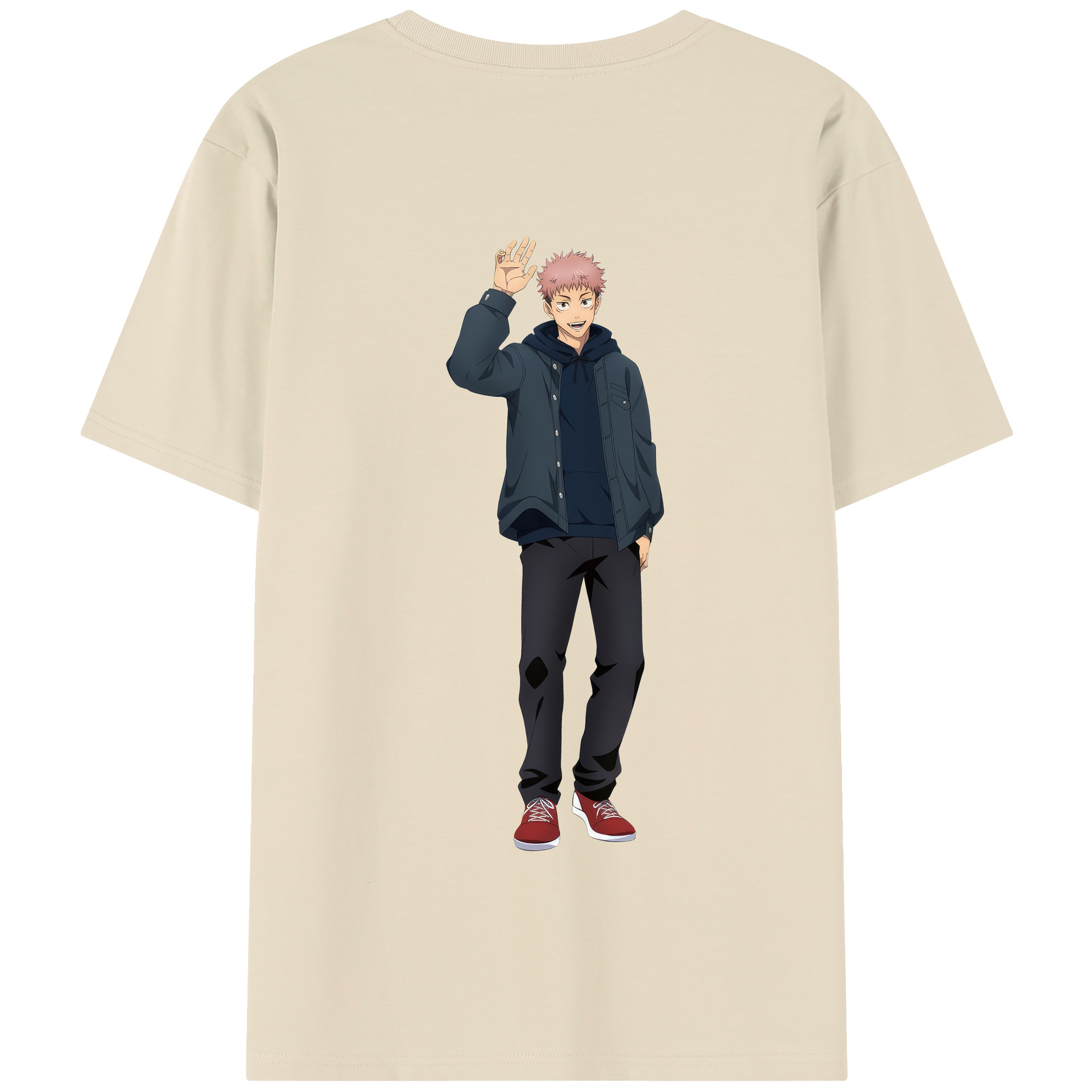 （画像用） 呪術廻戦 Jujutsu Kaisen 綿100％半袖Tシャツ（背面プリント）