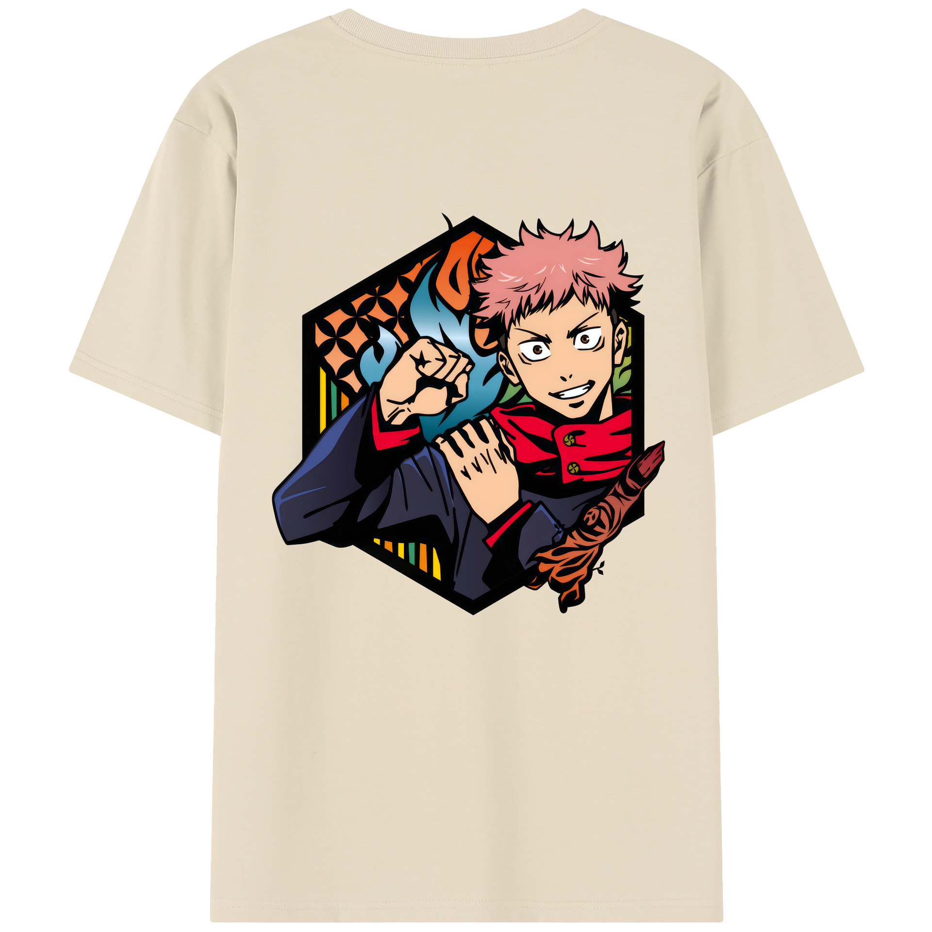 （画像用） 呪術廻戦 Jujutsu Kaisen 綿100％半袖Tシャツ（背面プリント）