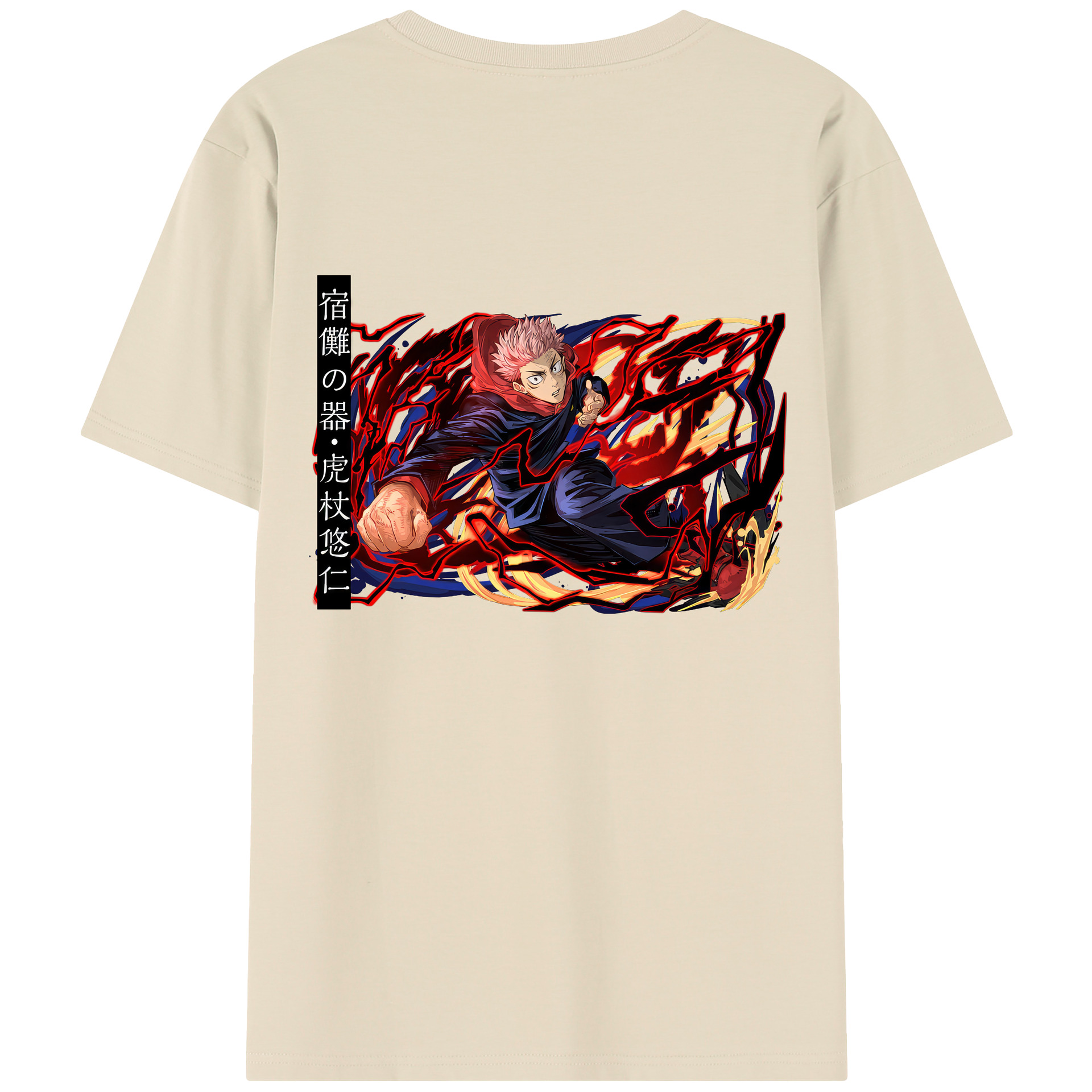 （画像用） 呪術廻戦 Jujutsu Kaisen 綿100％半袖Tシャツ（背面プリント）