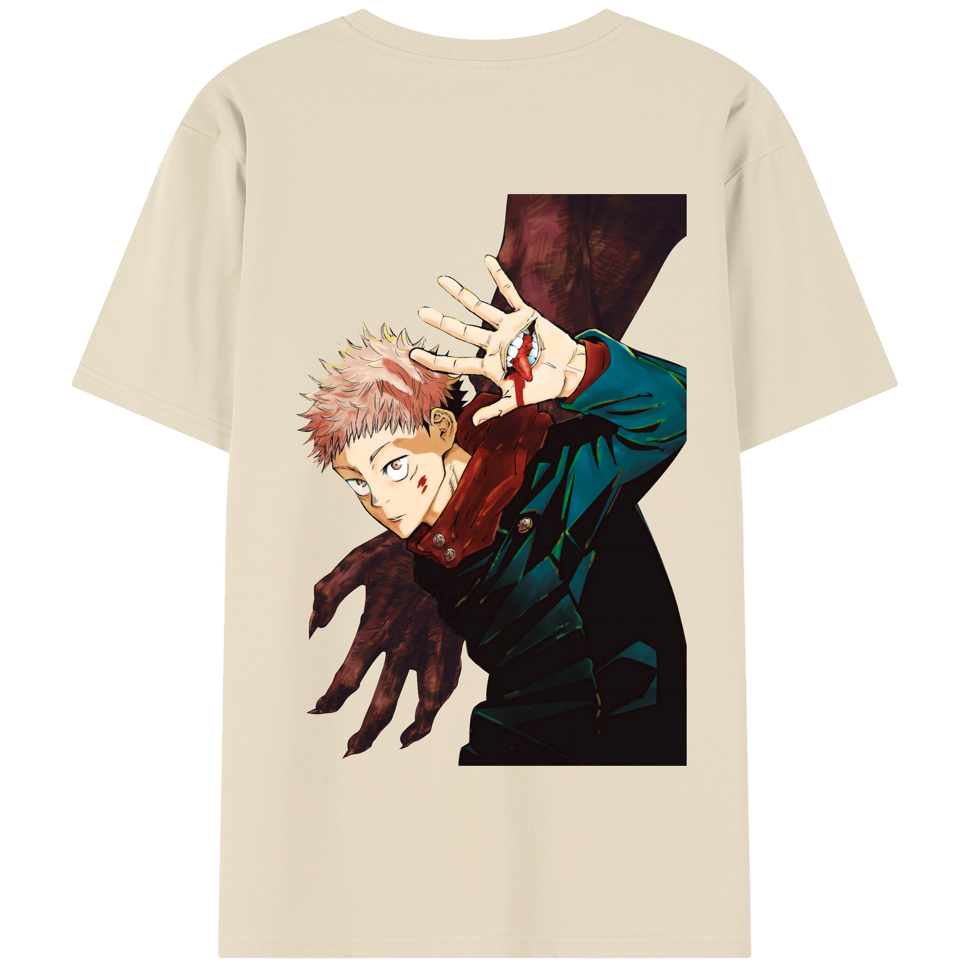（画像用） 呪術廻戦 Jujutsu Kaisen 綿100％半袖Tシャツ（背面プリント）
