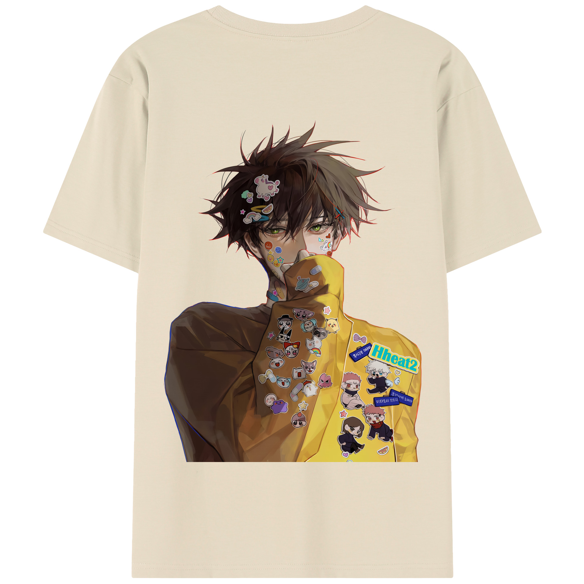 （画像用） 呪術廻戦 Jujutsu Kaisen 綿100％半袖Tシャツ（背面プリント）