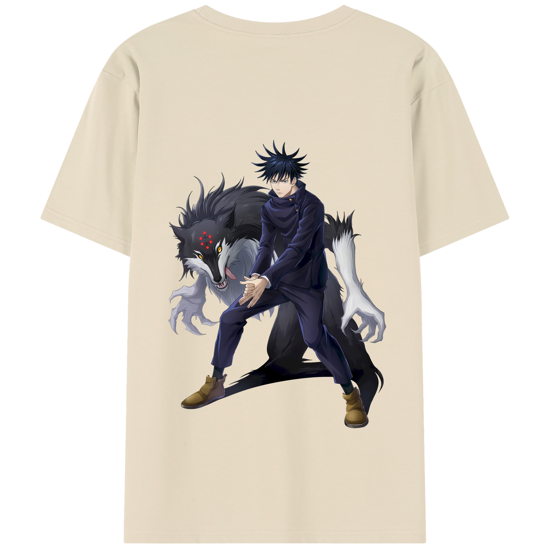 （画像用） 呪術廻戦 Jujutsu Kaisen 綿100％半袖Tシャツ（背面プリント）
