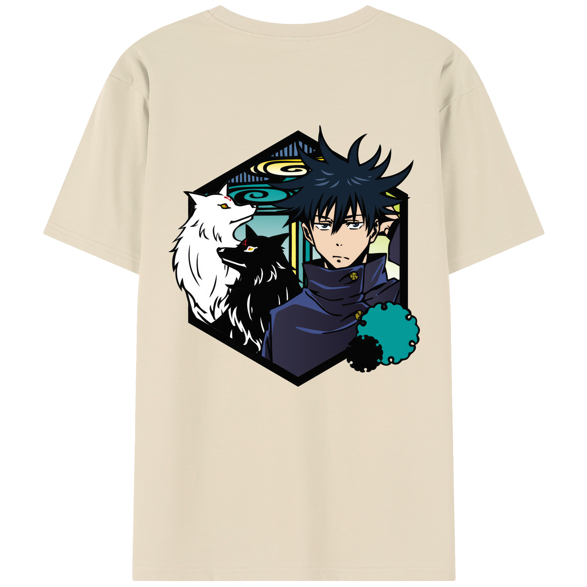 （画像用） 呪術廻戦 Jujutsu Kaisen 綿100％半袖Tシャツ（背面プリント）