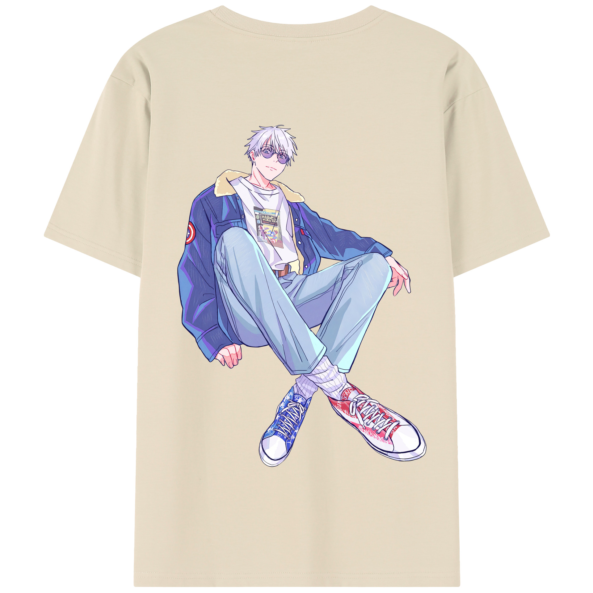 （画像用） 呪術廻戦 Jujutsu Kaisen 綿100％半袖Tシャツ（背面プリント）